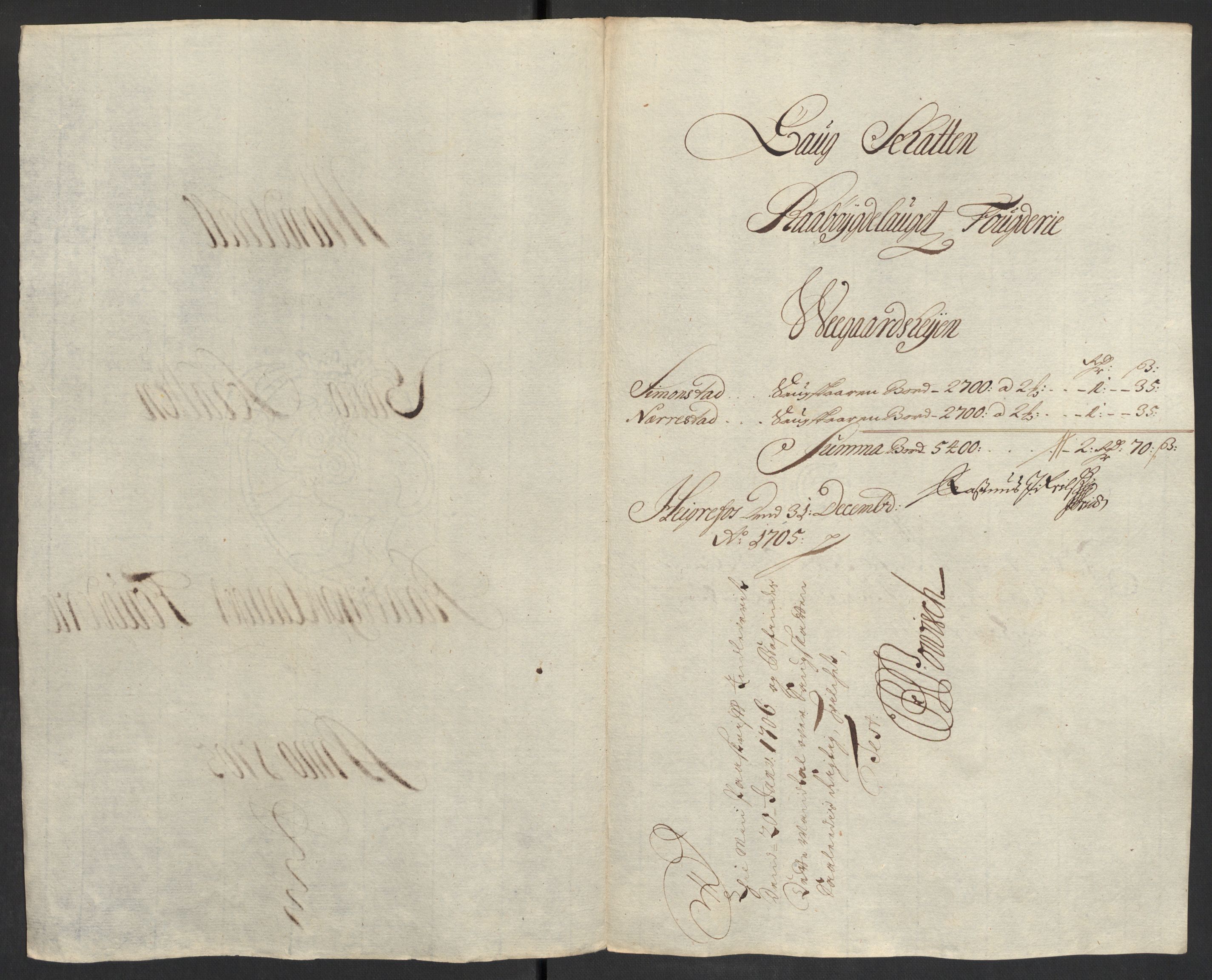 Rentekammeret inntil 1814, Reviderte regnskaper, Fogderegnskap, AV/RA-EA-4092/R40/L2447: Fogderegnskap Råbyggelag, 1703-1705, s. 390
