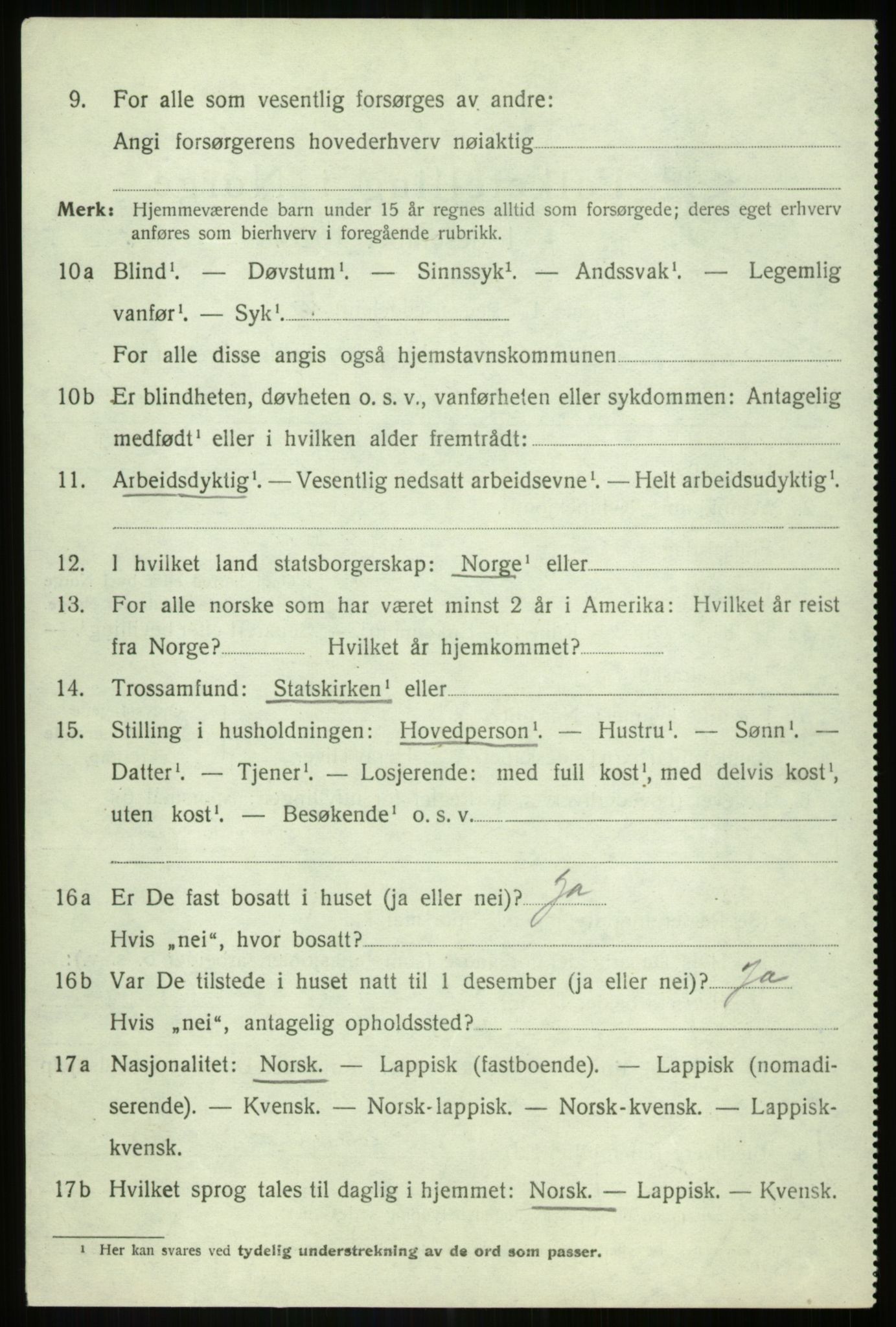 SATØ, Folketelling 1920 for 1931 Lenvik herred, 1920, s. 12777