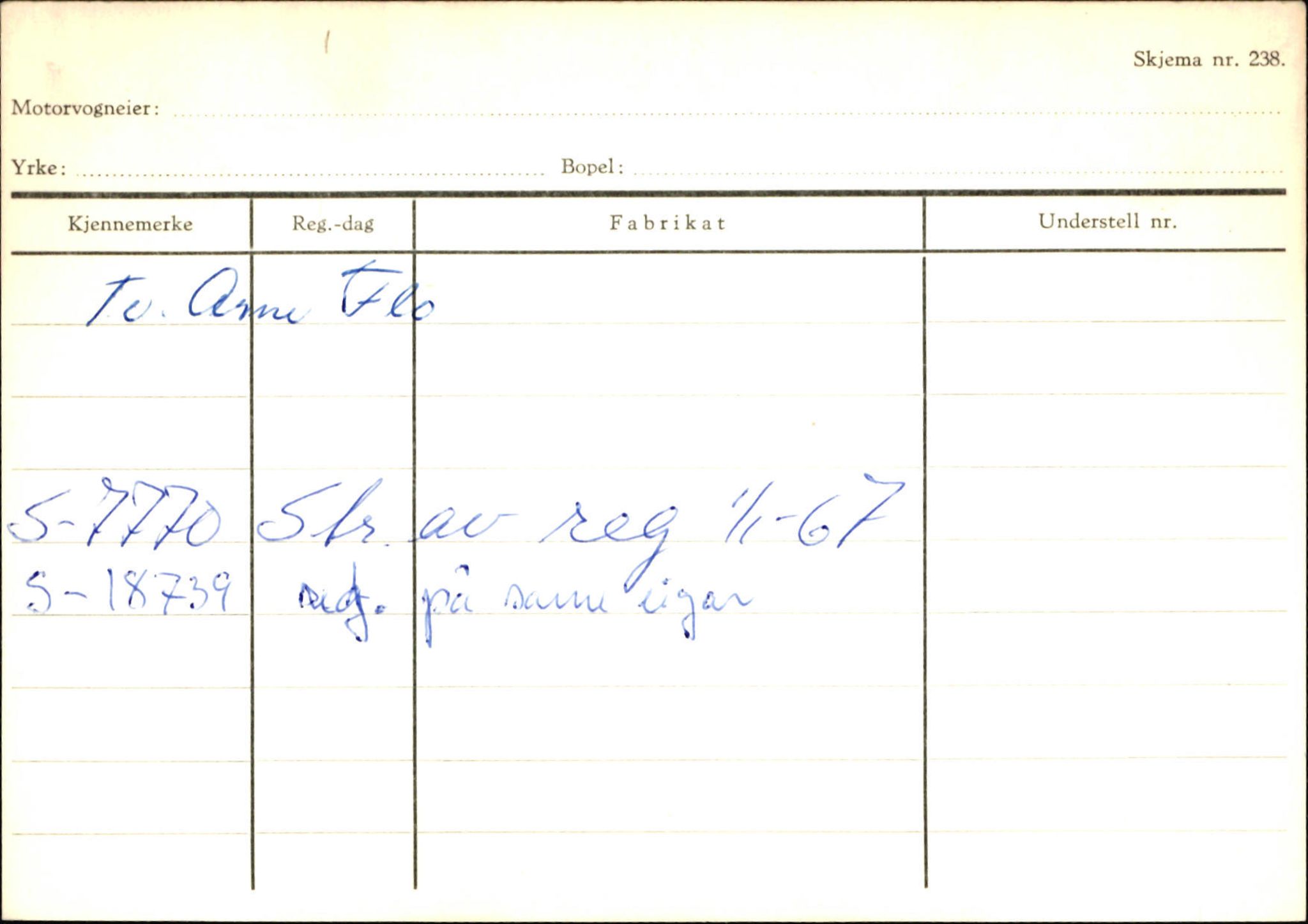 Statens vegvesen, Sogn og Fjordane vegkontor, AV/SAB-A-5301/4/F/L0131: Eigarregister Høyanger P-Å. Stryn S-Å, 1945-1975, s. 1177