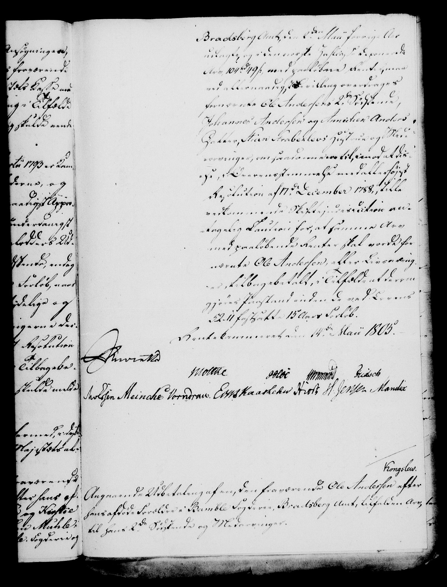 Rentekammeret, Kammerkanselliet, RA/EA-3111/G/Gf/Gfa/L0087: Norsk relasjons- og resolusjonsprotokoll (merket RK 52.87), 1805, s. 266