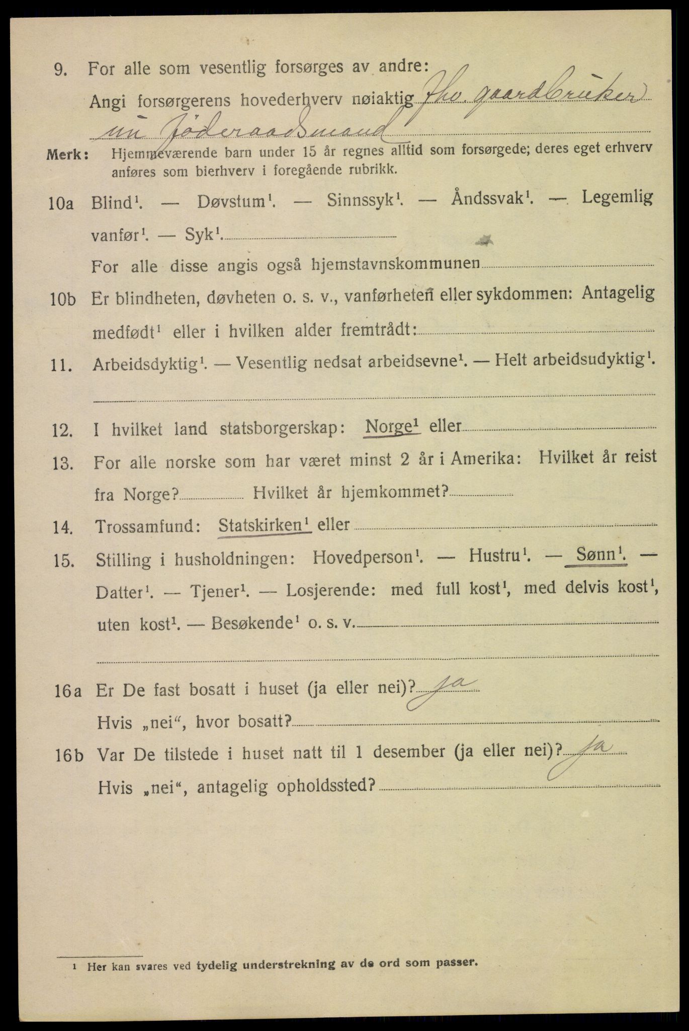 SAH, Folketelling 1920 for 0501 Lillehammer kjøpstad, 1920, s. 5793