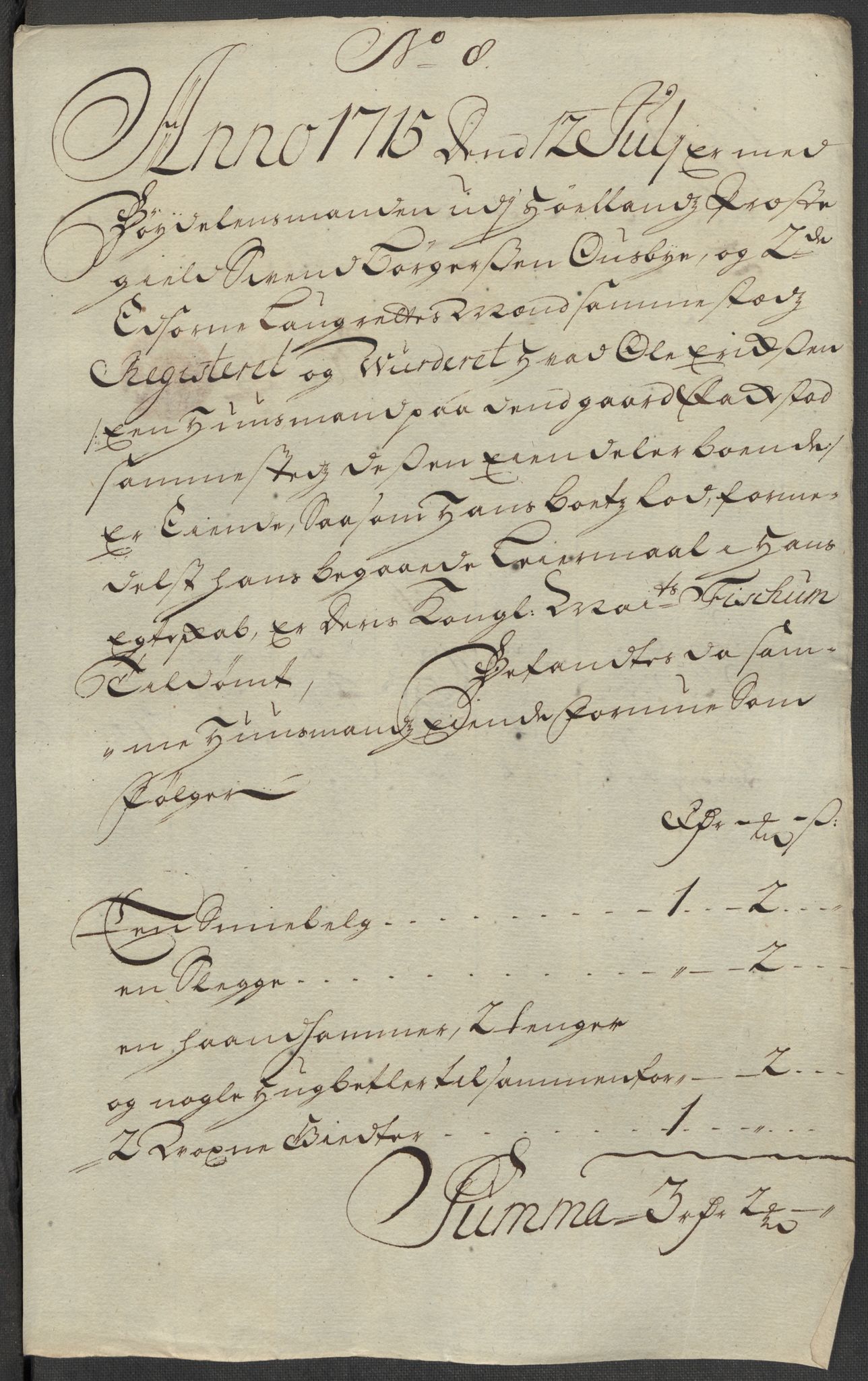 Rentekammeret inntil 1814, Reviderte regnskaper, Fogderegnskap, AV/RA-EA-4092/R11/L0596: Fogderegnskap Nedre Romerike, 1714, s. 265