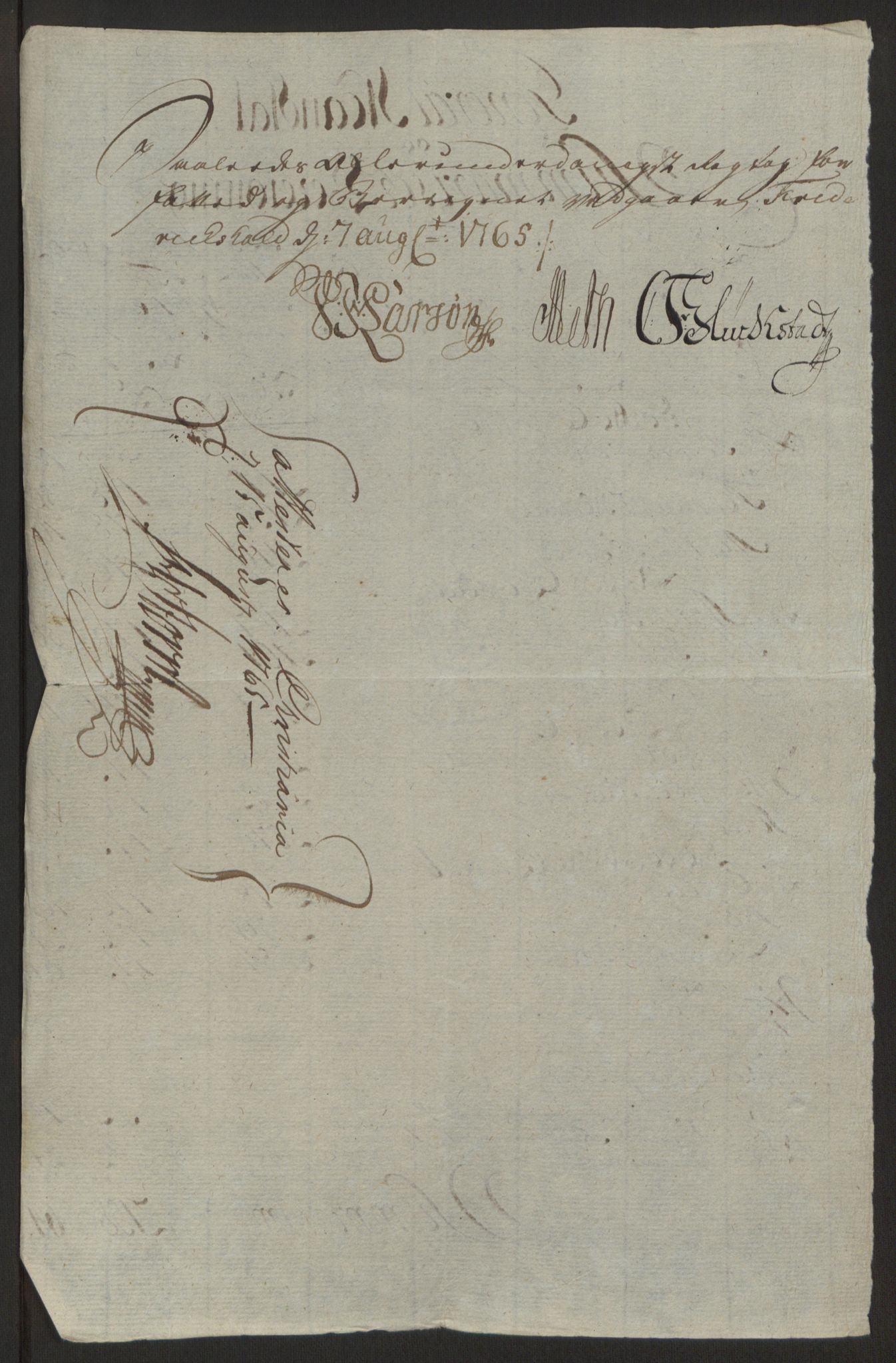 Rentekammeret inntil 1814, Reviderte regnskaper, Byregnskaper, AV/RA-EA-4066/R/Ra/L0006/0001: [A4] Kontribusjonsregnskap / Ekstraskatt, 1762-1772, s. 118