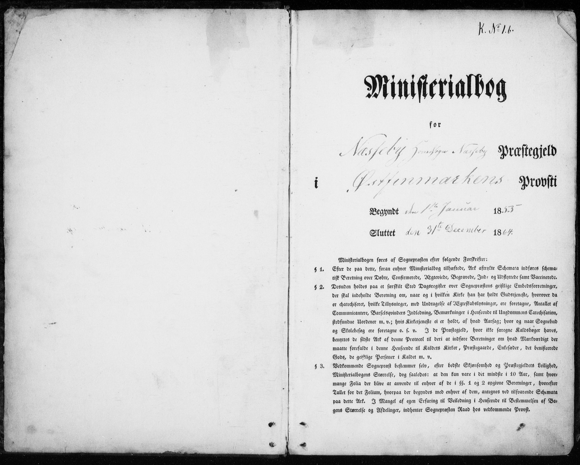 Nesseby sokneprestkontor, AV/SATØ-S-1330/H/Ha/L0002kirke: Ministerialbok nr. 2, 1856-1864