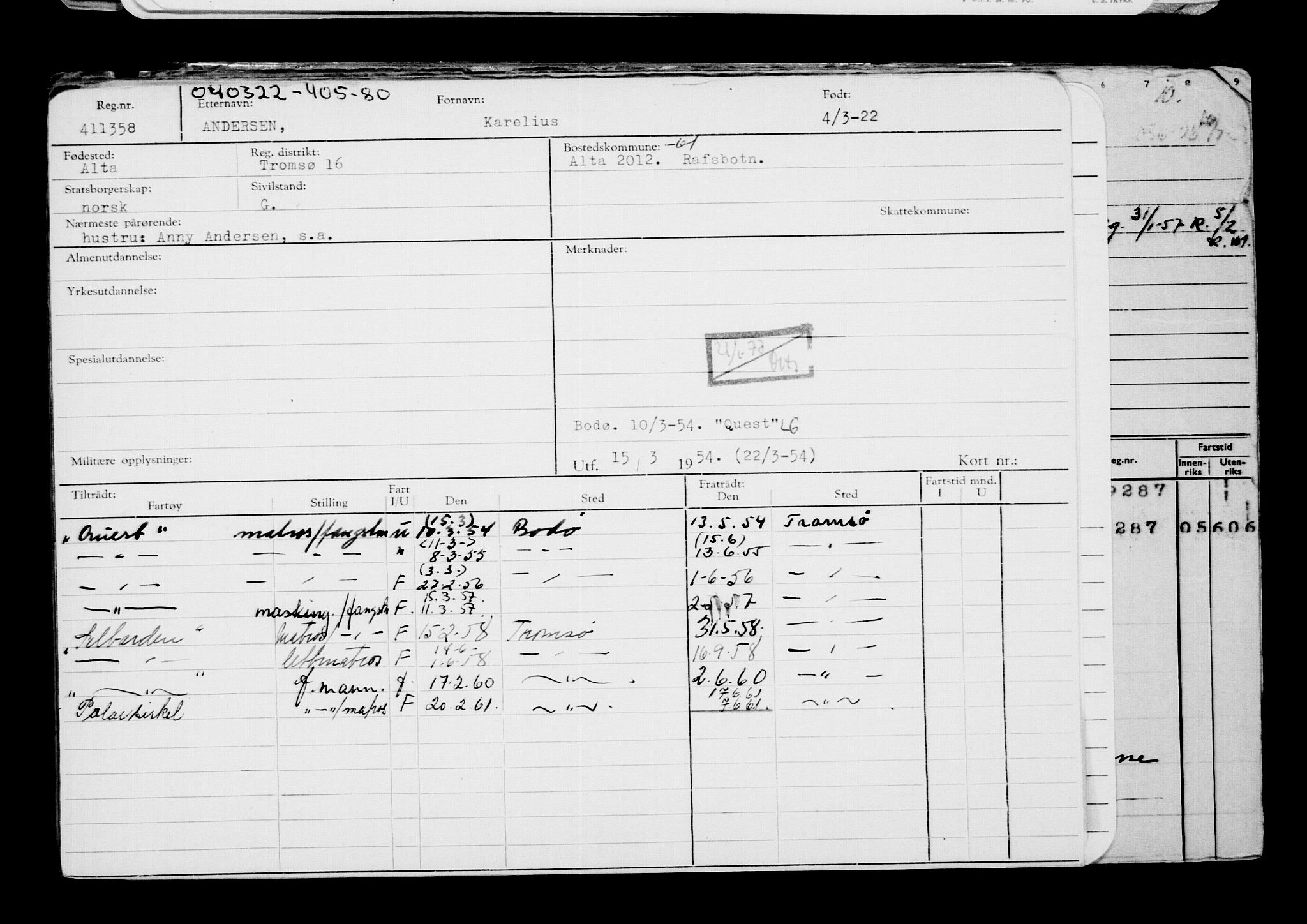 Direktoratet for sjømenn, AV/RA-S-3545/G/Gb/L0203: Hovedkort, 1922, s. 555