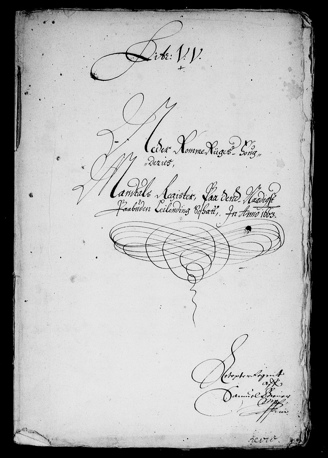 Rentekammeret inntil 1814, Reviderte regnskaper, Stiftamtstueregnskaper, Landkommissariatet på Akershus og Akershus stiftamt, AV/RA-EA-5869/R/Ra/L0016: Landkommissariatet på Akershus, 1663