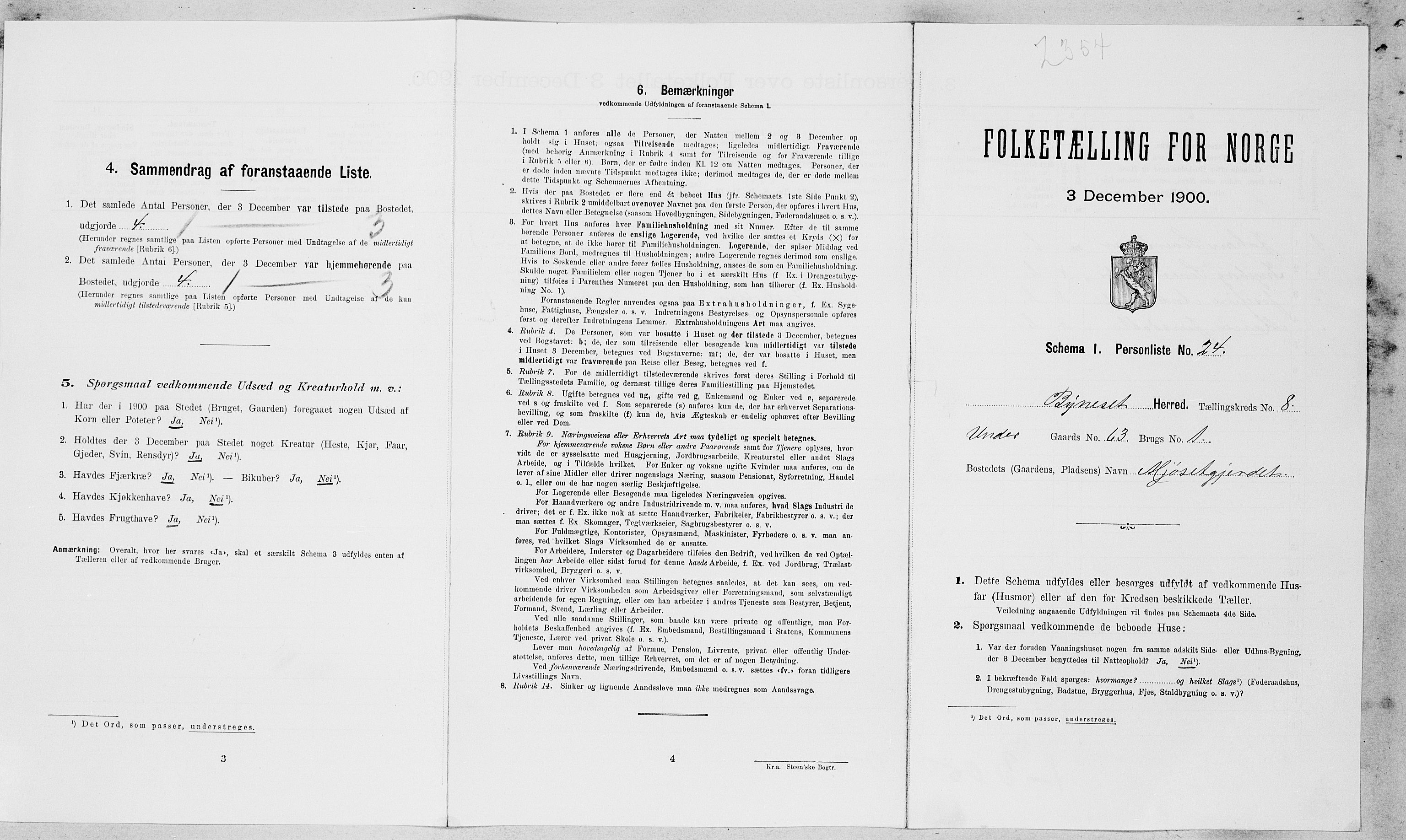 SAT, Folketelling 1900 for 1655 Byneset herred, 1900, s. 555