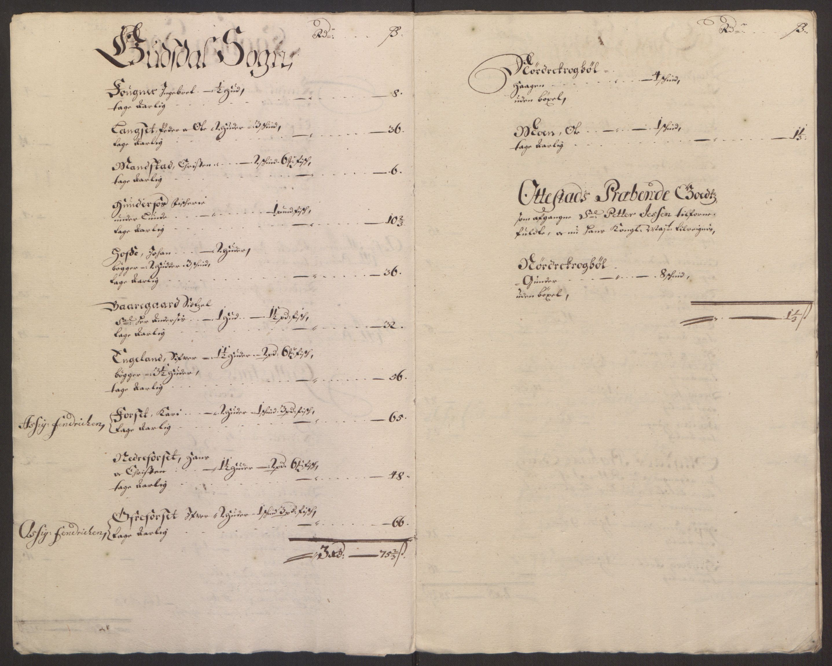 Rentekammeret inntil 1814, Reviderte regnskaper, Fogderegnskap, RA/EA-4092/R17/L1168: Fogderegnskap Gudbrandsdal, 1694, s. 222