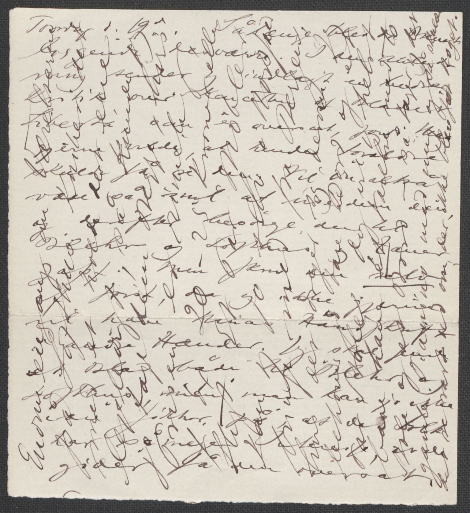 Beyer, Frants, AV/RA-PA-0132/F/L0001: Brev fra Edvard Grieg til Frantz Beyer og "En del optegnelser som kan tjene til kommentar til brevene" av Marie Beyer, 1872-1907, s. 104