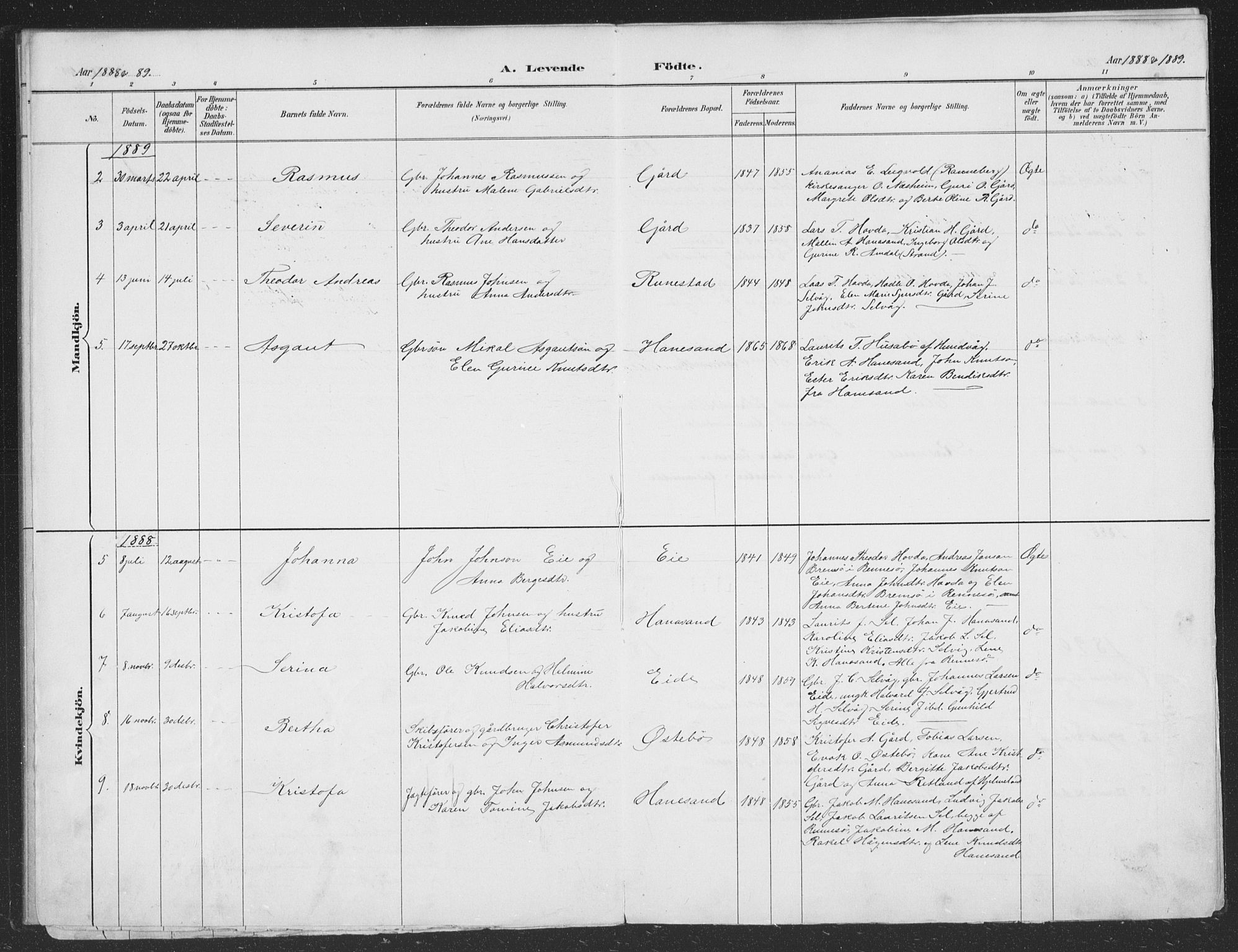 Finnøy sokneprestkontor, AV/SAST-A-101825/H/Ha/Hab/L0004: Klokkerbok nr. B 4, 1879-1892