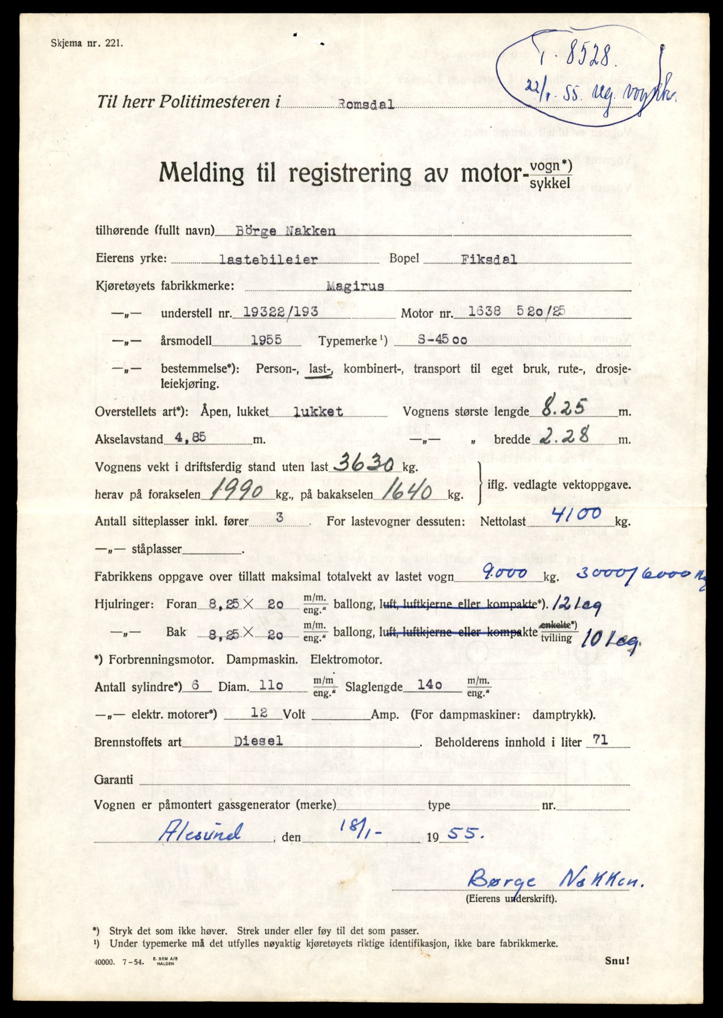Møre og Romsdal vegkontor - Ålesund trafikkstasjon, AV/SAT-A-4099/F/Fe/L0032: Registreringskort for kjøretøy T 11997 - T 12149, 1927-1998, s. 3839