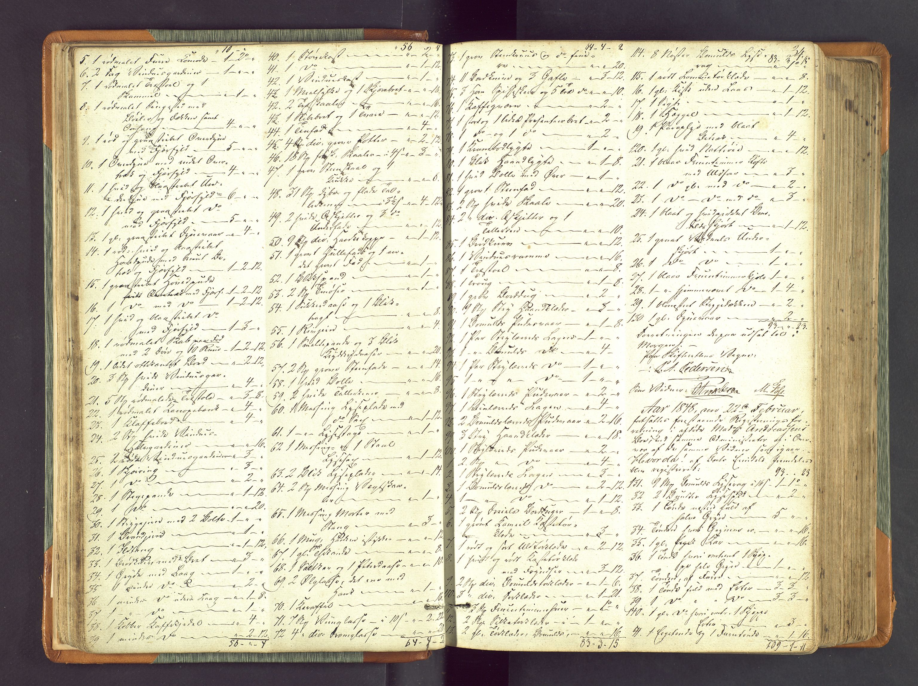Stavanger byfogd, AV/SAST-A-101408/001/5/50/503BA/L0002: Registreringsprotokoll, 1846-1864, s. 34