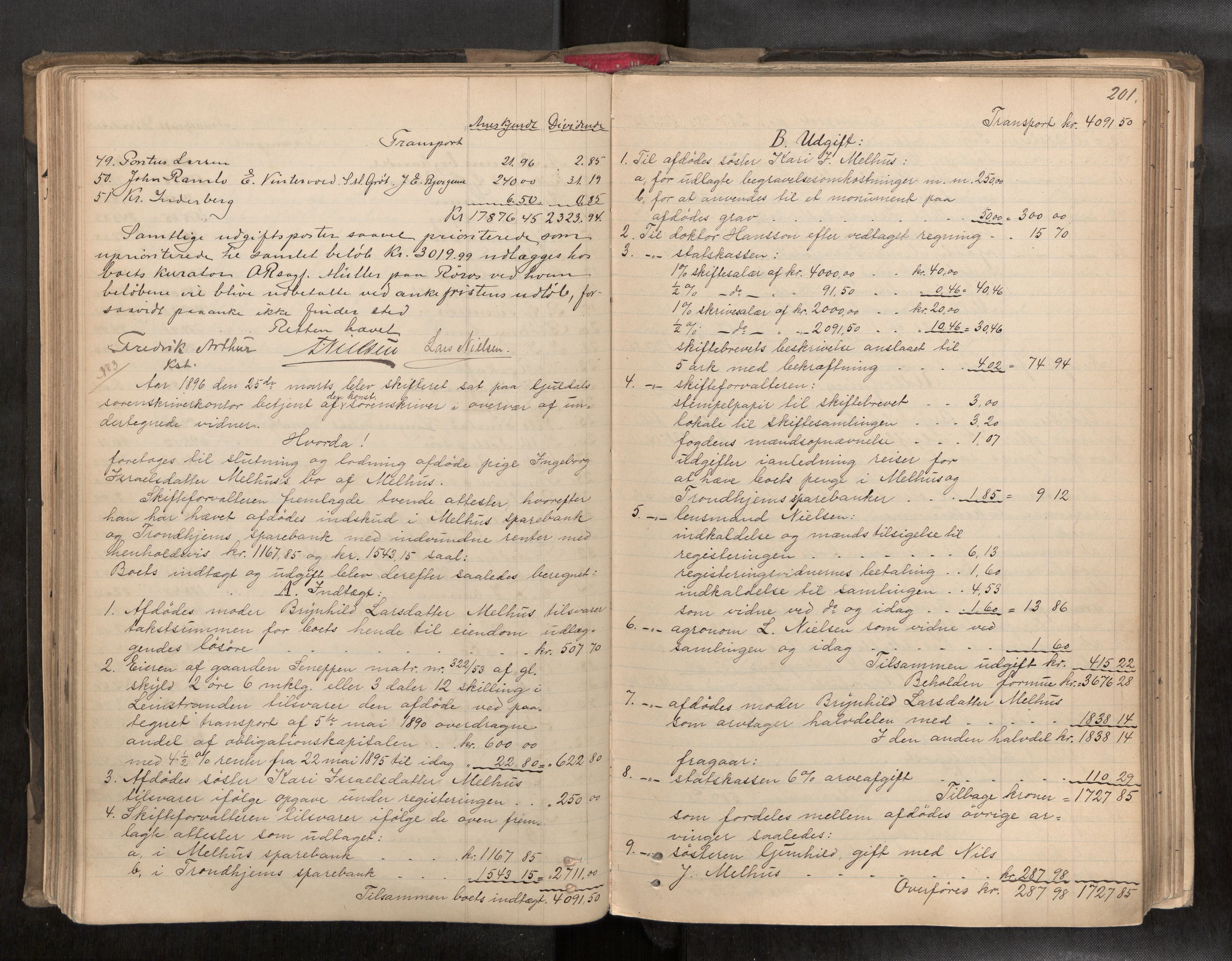 Gauldal sorenskriveri, AV/SAT-A-0014/1/3/3A/L0015: Skifteslutningsprotokoll  2, 1889-1902, s. 201