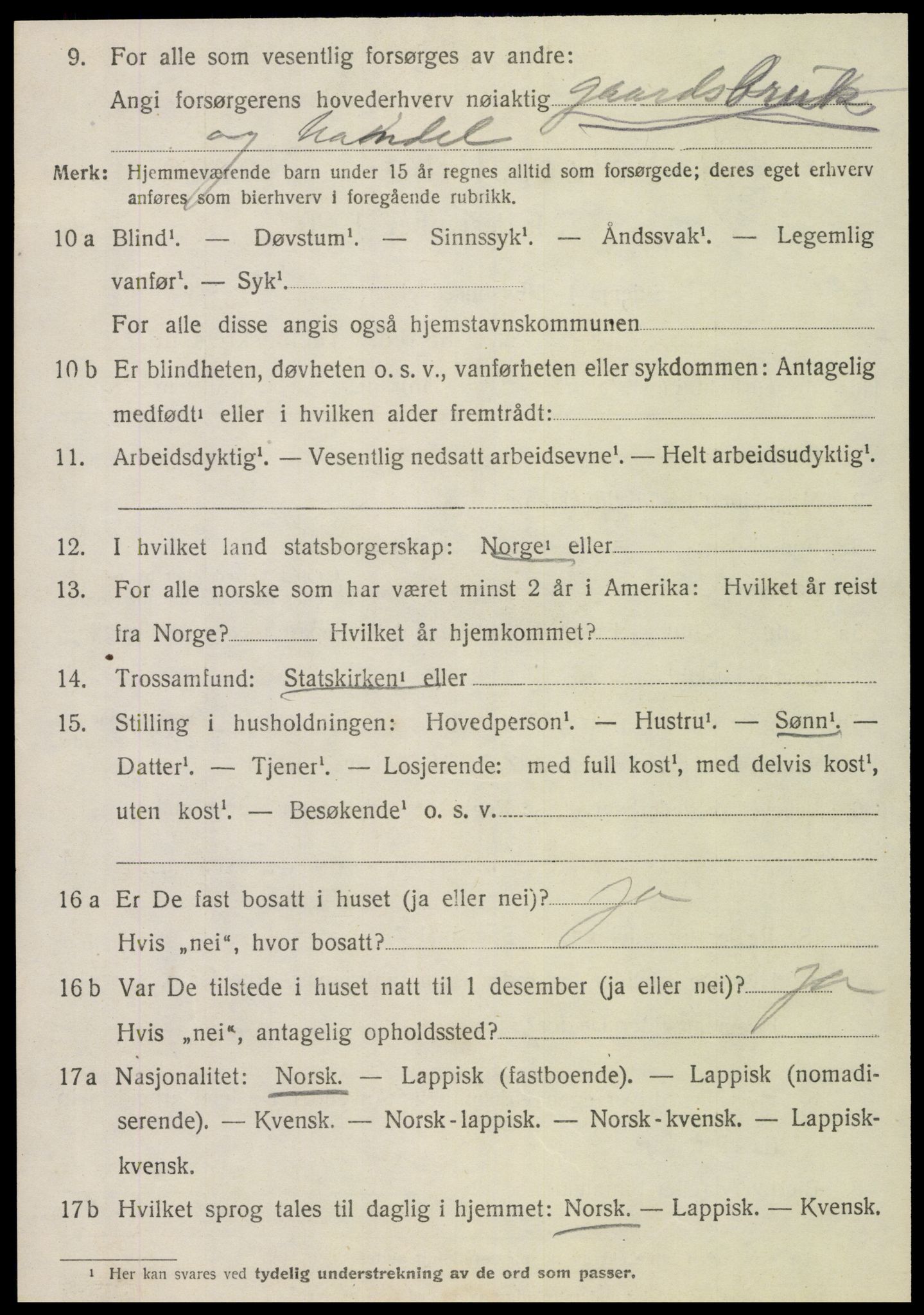 SAT, Folketelling 1920 for 1746 Klinga herred, 1920, s. 2400