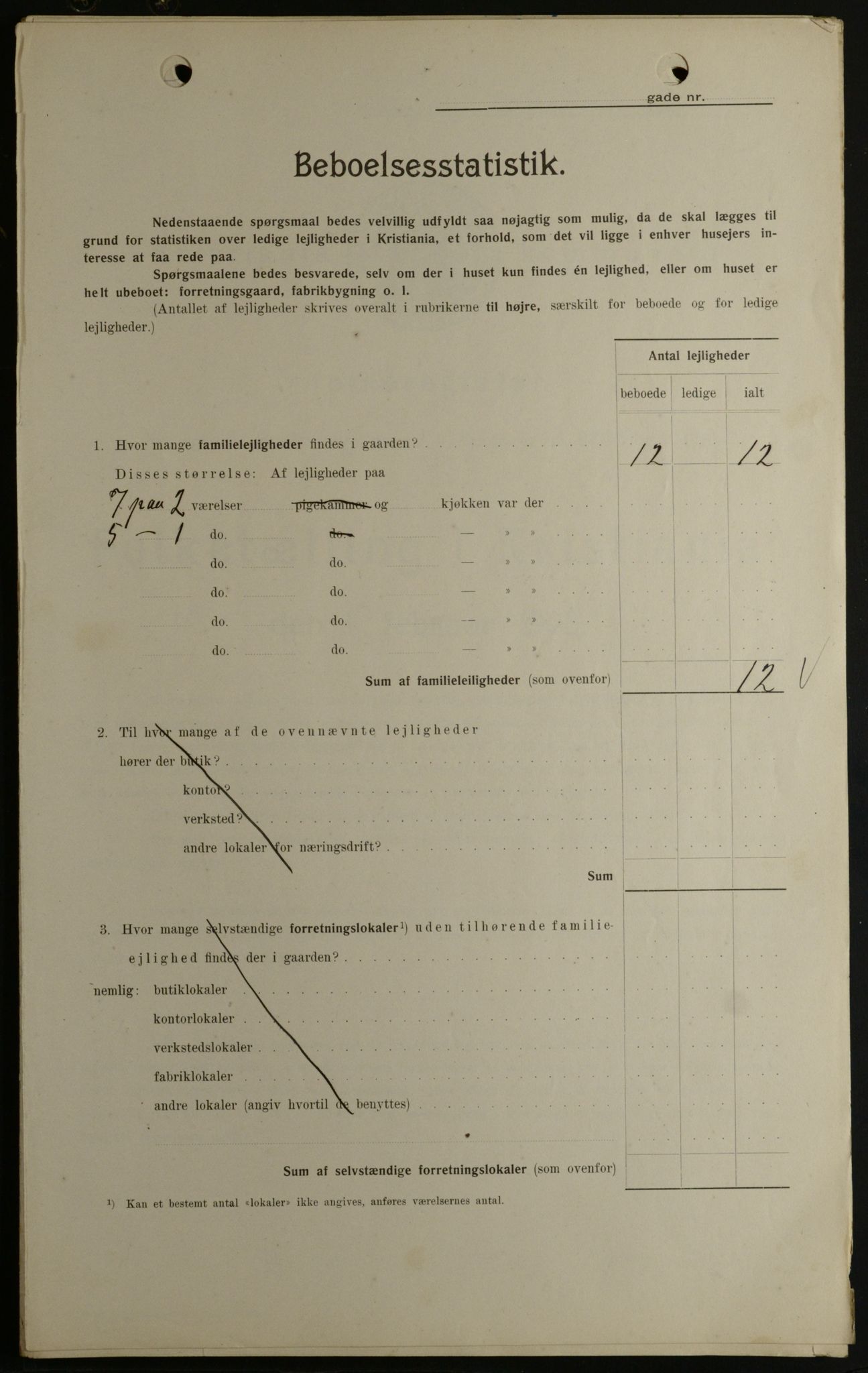 OBA, Kommunal folketelling 1.2.1908 for Kristiania kjøpstad, 1908, s. 103979