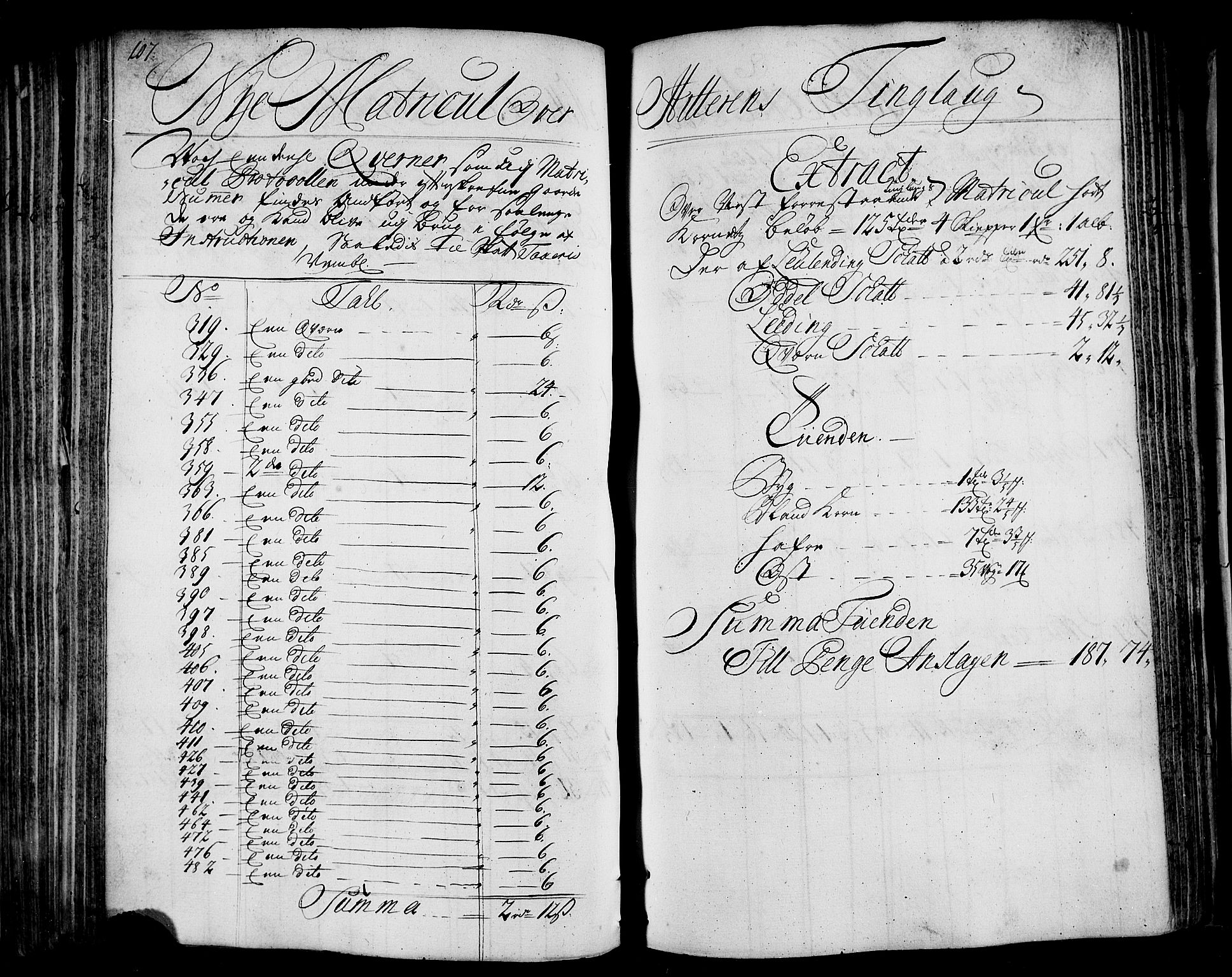 Rentekammeret inntil 1814, Realistisk ordnet avdeling, AV/RA-EA-4070/N/Nb/Nbf/L0163: Fosen matrikkelprotokoll, 1723, s. 108