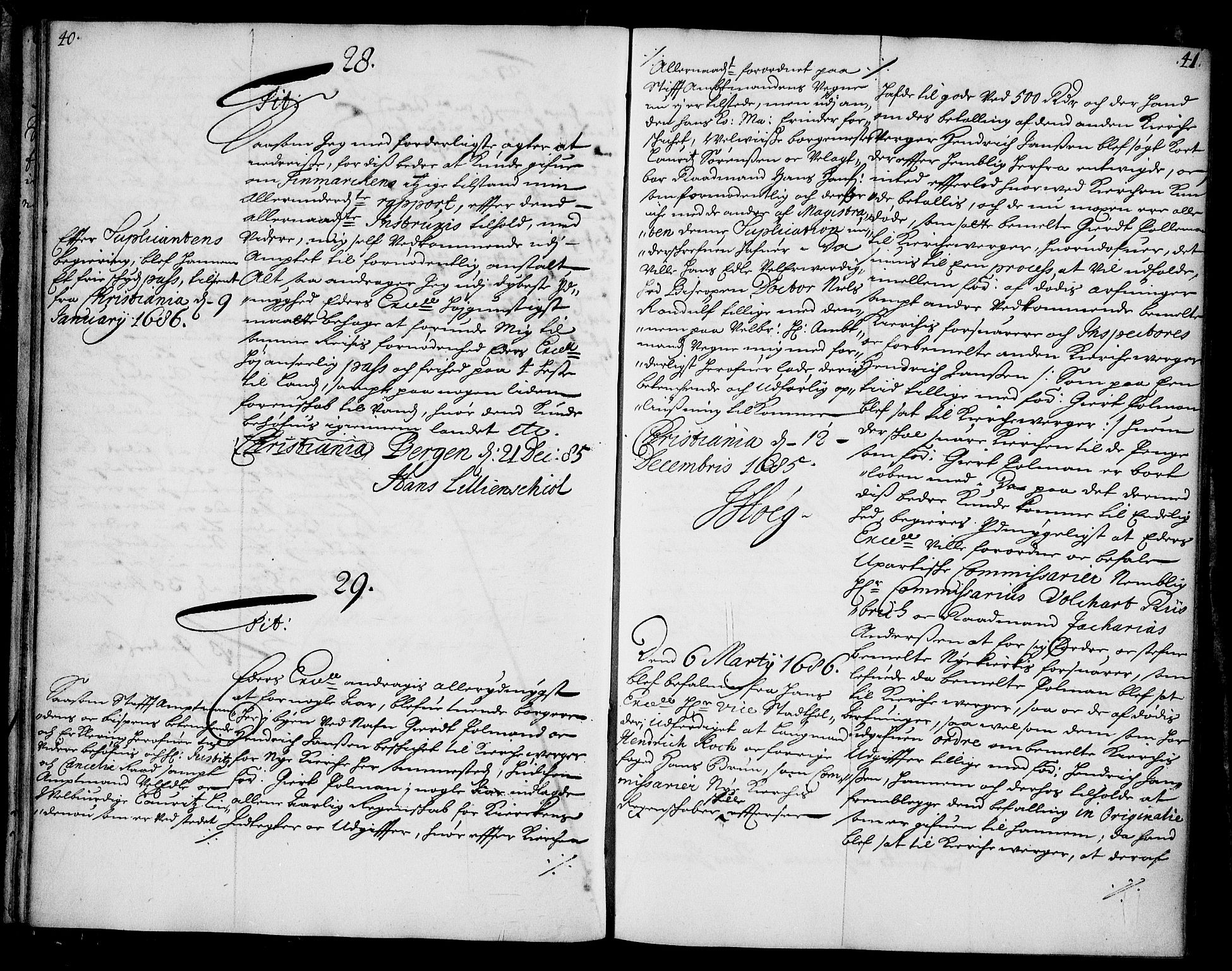Stattholderembetet 1572-1771, AV/RA-EA-2870/Ae/L0002: Supplikasjons- og resolusjonsprotokoll, 1686, s. 40-41