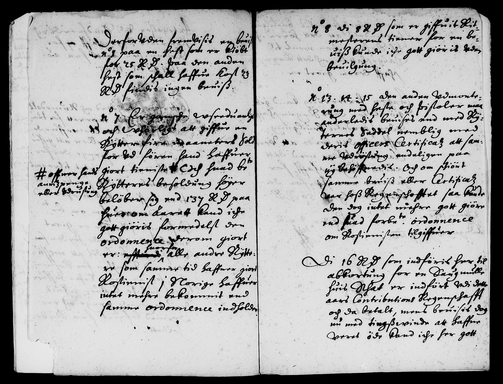 Rentekammeret inntil 1814, Reviderte regnskaper, Lensregnskaper, RA/EA-5023/R/Rb/Rbn/L0003: Numedal og Sandsvær len, 1643-1648