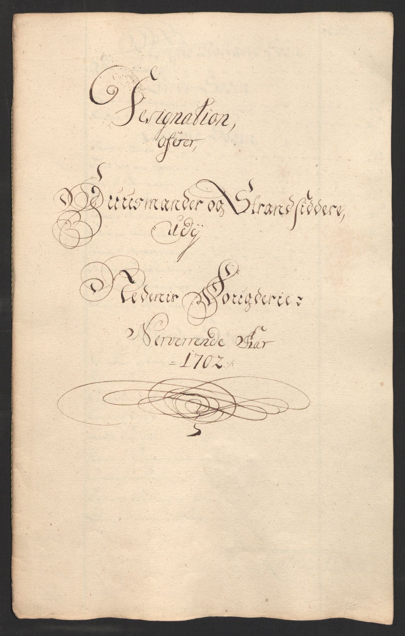Rentekammeret inntil 1814, Reviderte regnskaper, Fogderegnskap, RA/EA-4092/R39/L2316: Fogderegnskap Nedenes, 1702-1703, s. 111