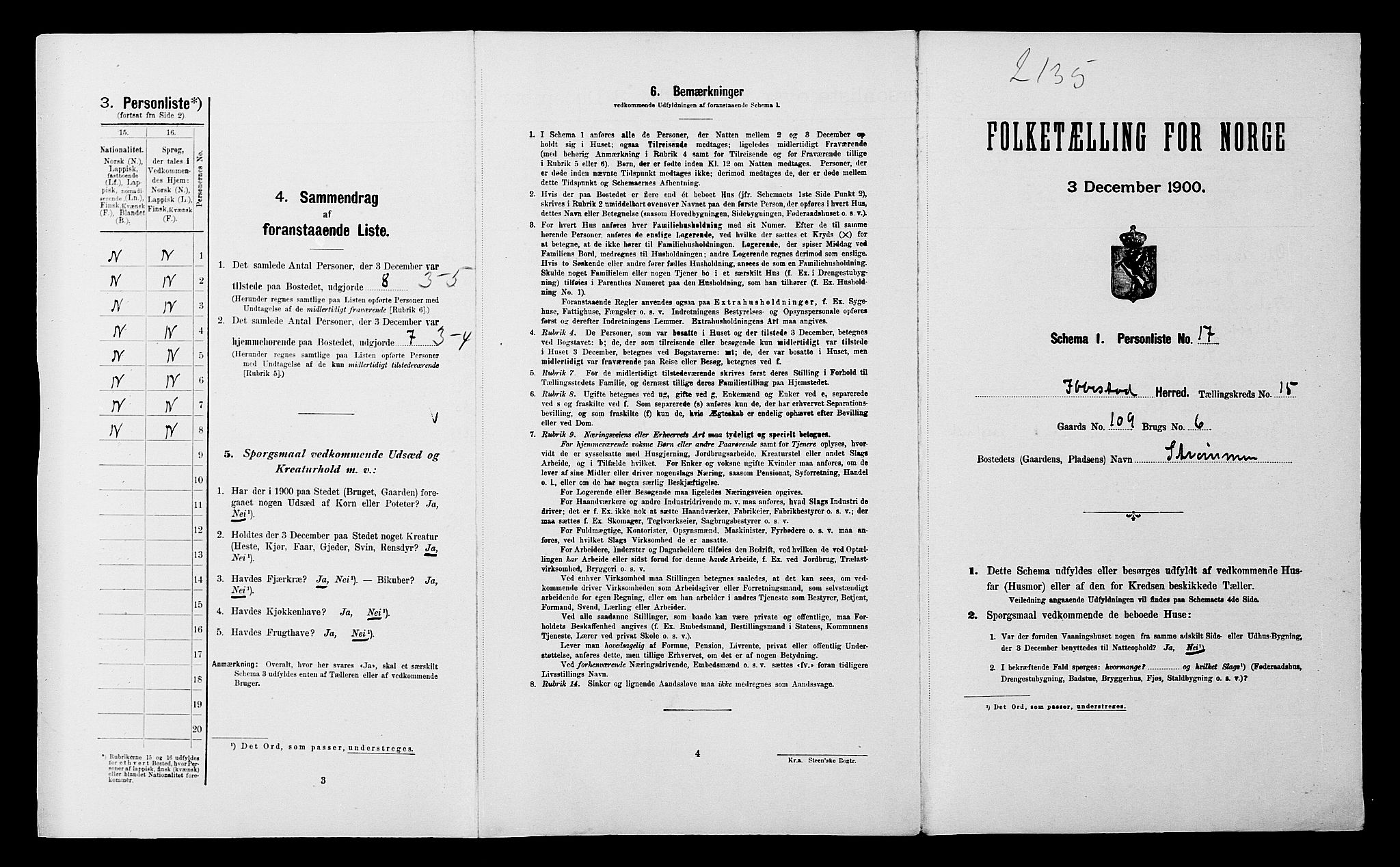 SATØ, Folketelling 1900 for 1917 Ibestad herred, 1900, s. 2067