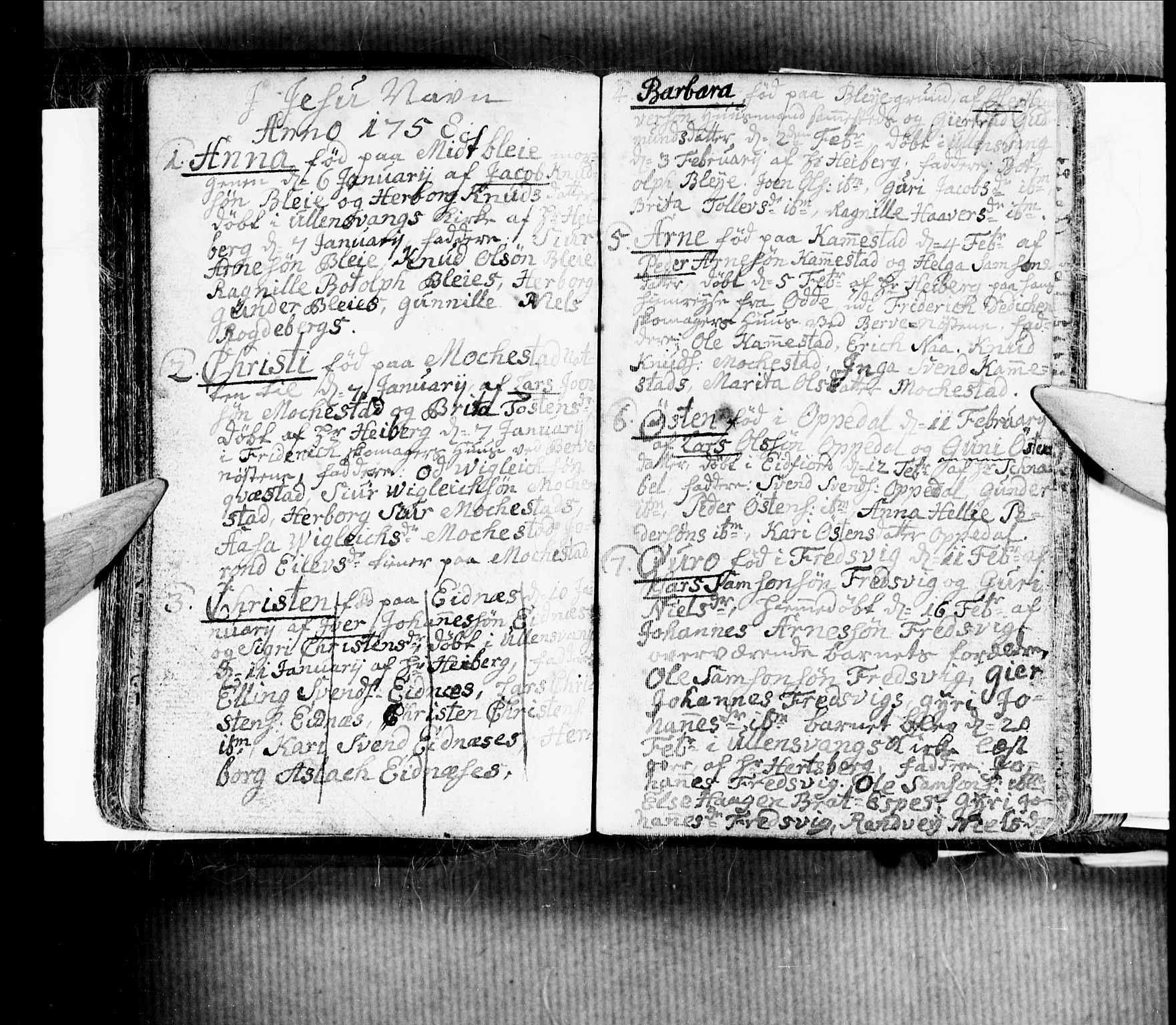 Ullensvang sokneprestembete, AV/SAB-A-78701/H/Haa: Ministerialbok nr. A 4 /1, 1732-1758