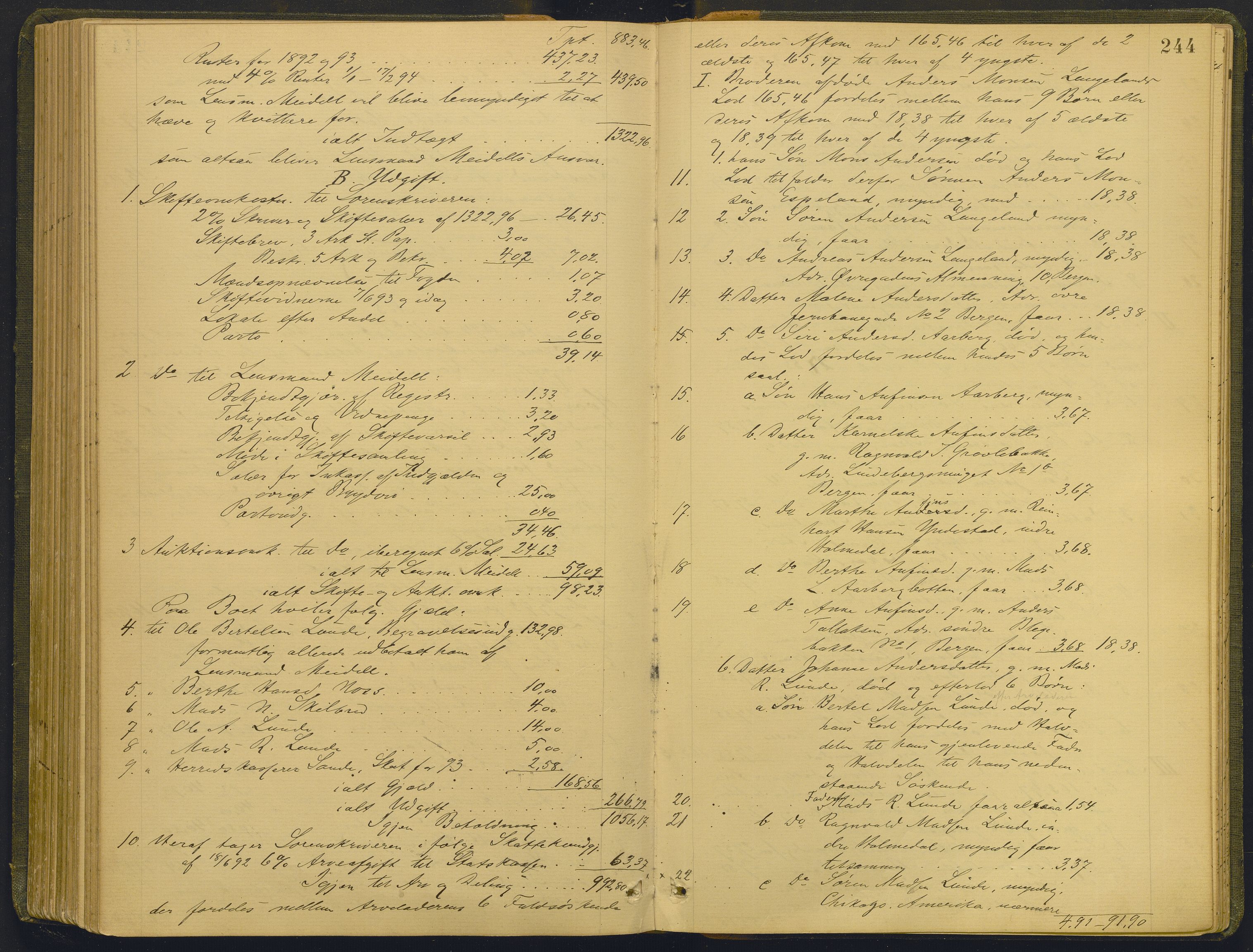 Sunnfjord tingrett, AV/SAB-A-3201/1/H/Hd/L0007: Skifteutlodningsprotokoll, 1889-1894, s. 243b-244a