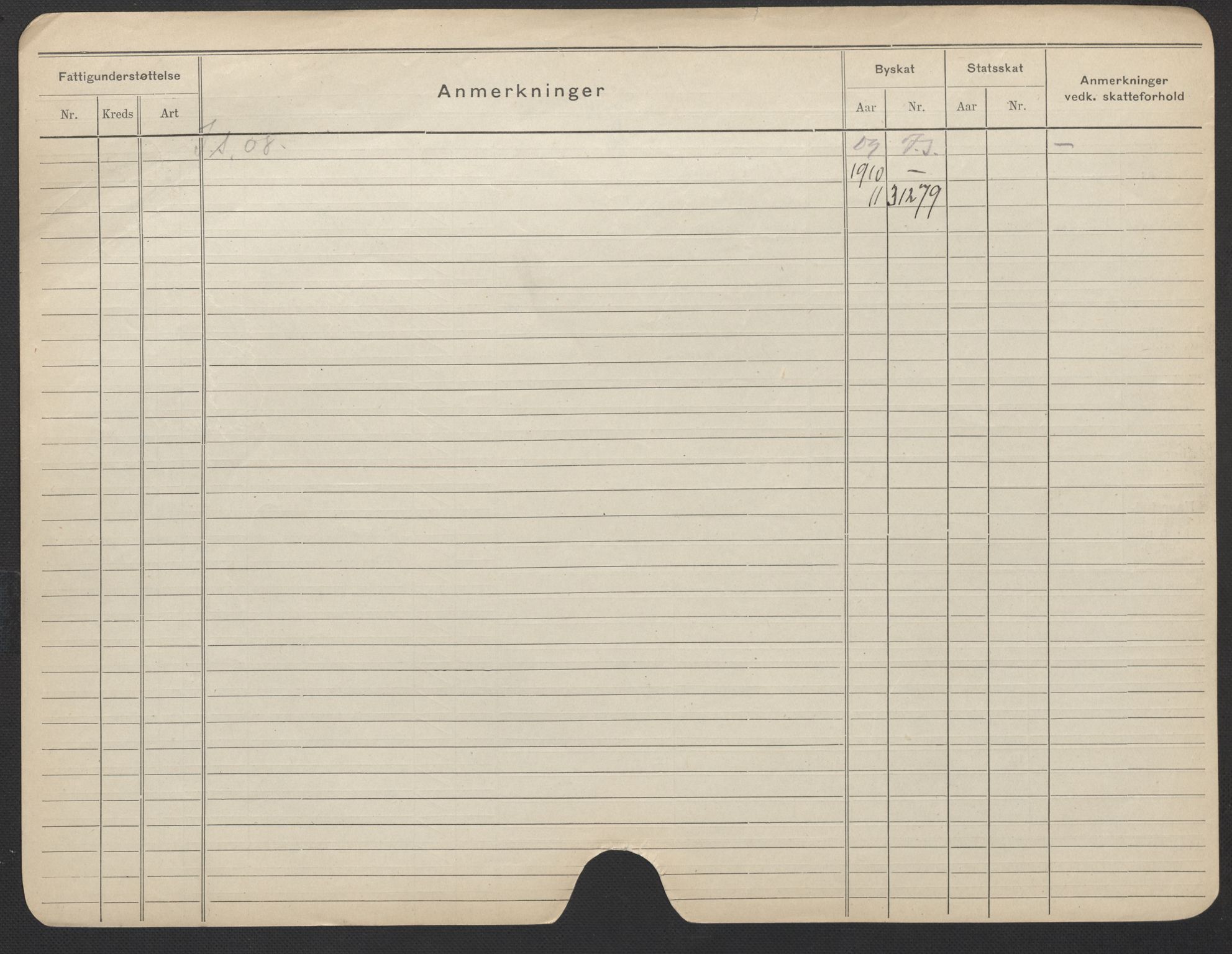 Oslo folkeregister, Registerkort, SAO/A-11715/F/Fa/Fac/L0024: Kvinner, 1906-1914, s. 175b