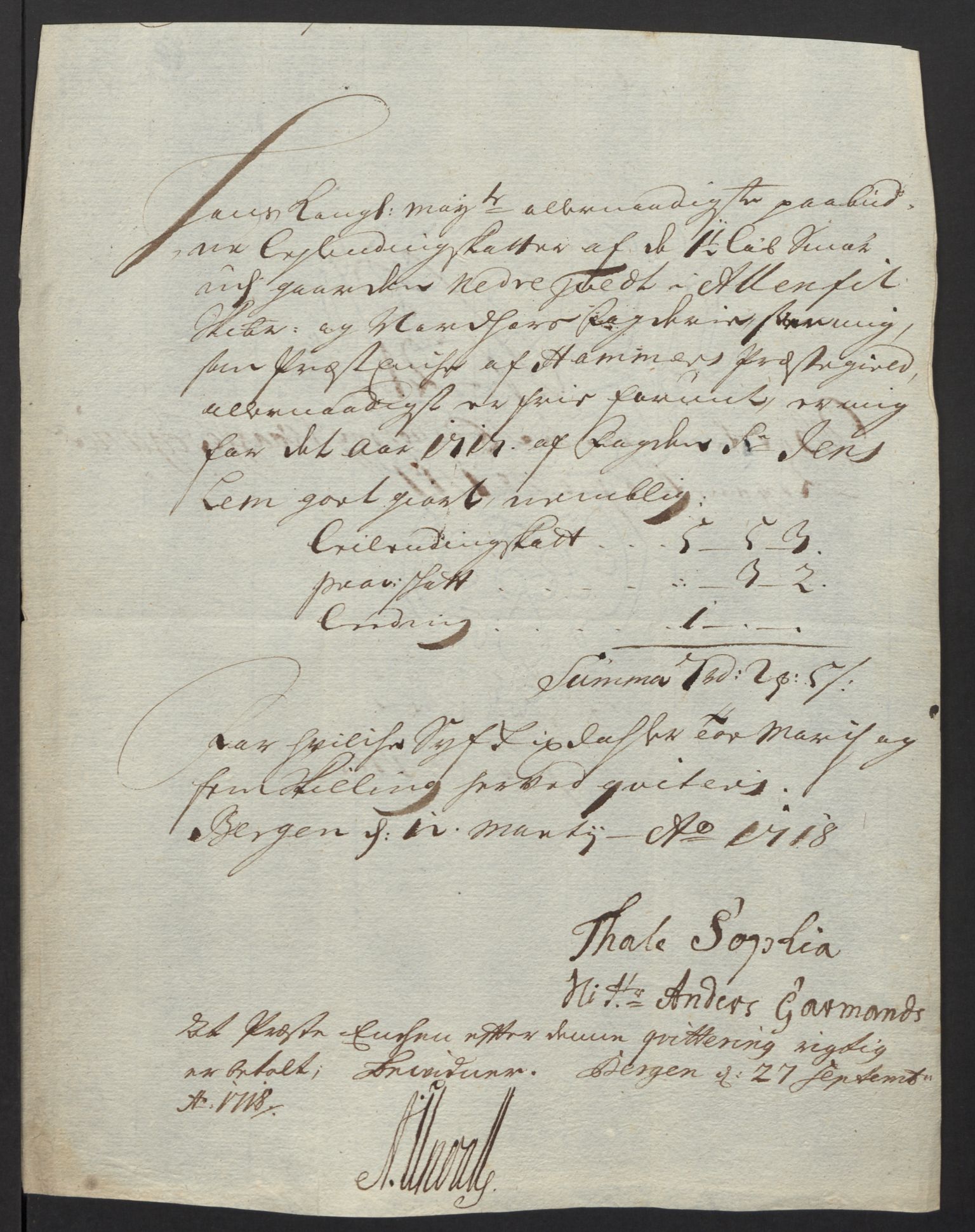 Rentekammeret inntil 1814, Reviderte regnskaper, Fogderegnskap, AV/RA-EA-4092/R51/L3201: Fogderegnskap Nordhordland og Voss, 1717, s. 117