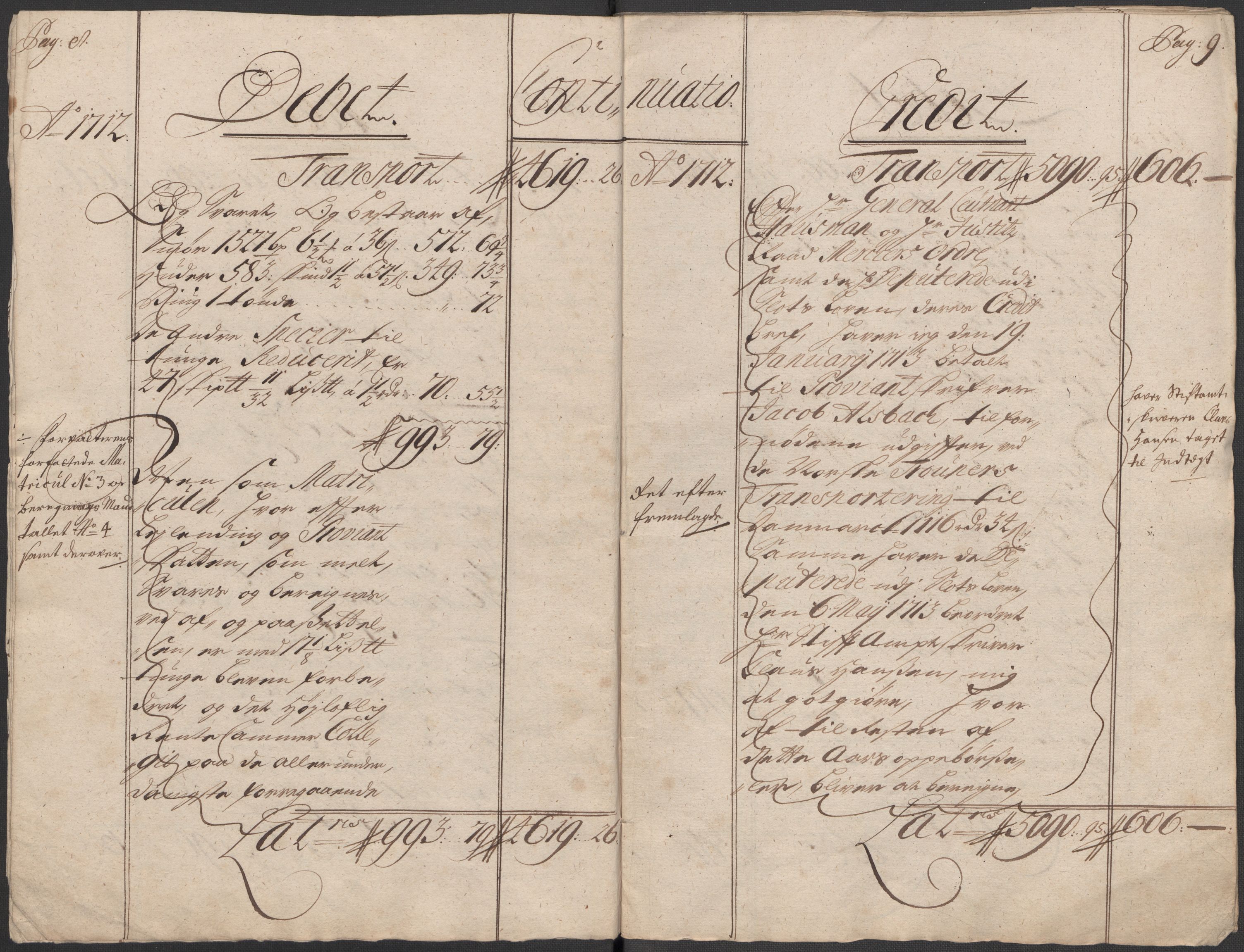 Rentekammeret inntil 1814, Reviderte regnskaper, Fogderegnskap, AV/RA-EA-4092/R33/L1984: Fogderegnskap Larvik grevskap, 1712, s. 7