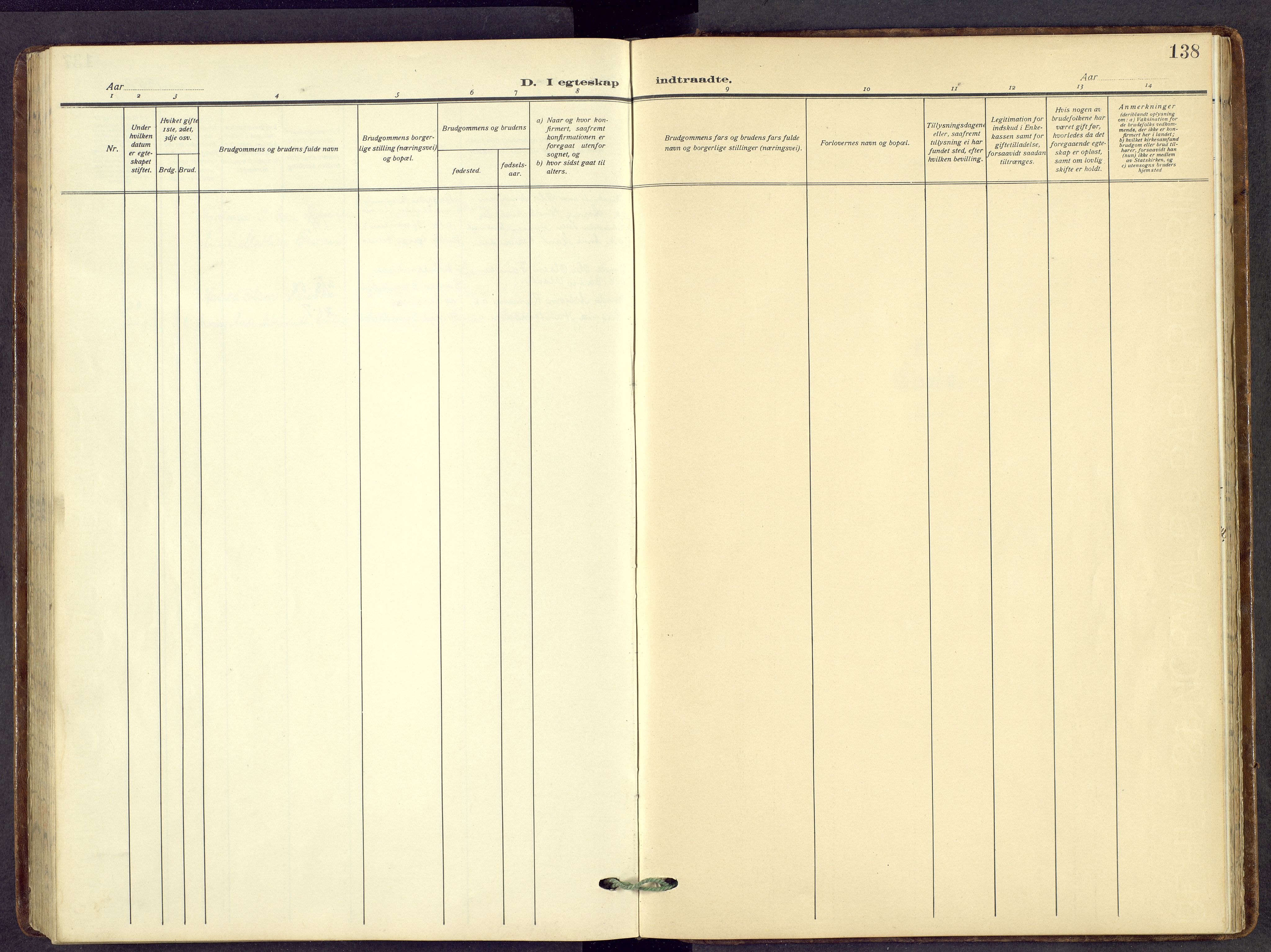 Nord-Aurdal prestekontor, SAH/PREST-132/H/Ha/Hab/L0014: Klokkerbok nr. 14, 1917-1953, s. 138
