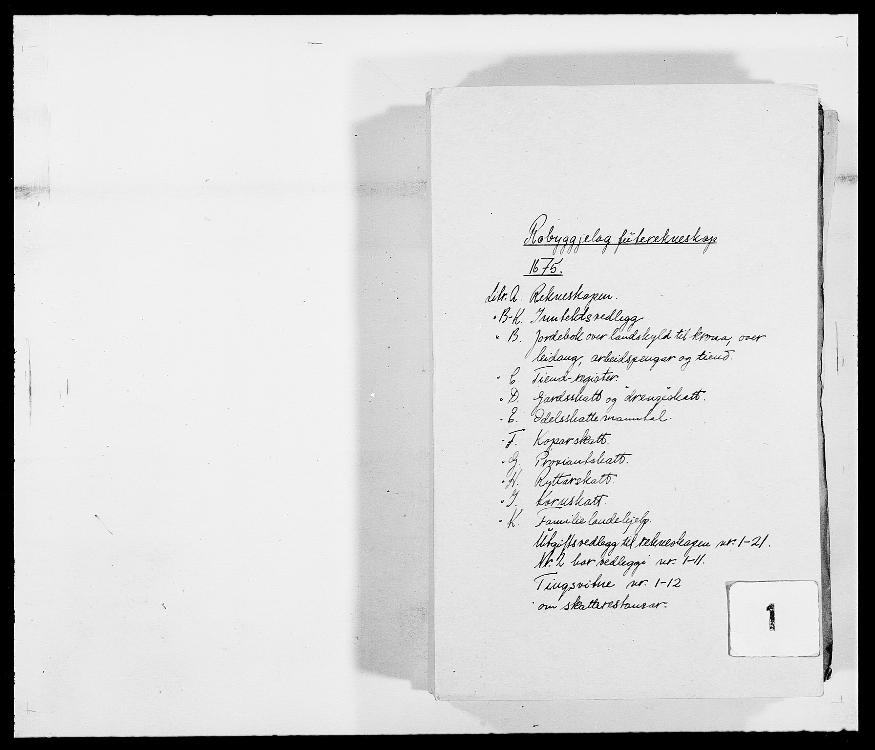 Rentekammeret inntil 1814, Reviderte regnskaper, Fogderegnskap, AV/RA-EA-4092/R40/L2434: Fogderegnskap Råbyggelag, 1675-1676, s. 1