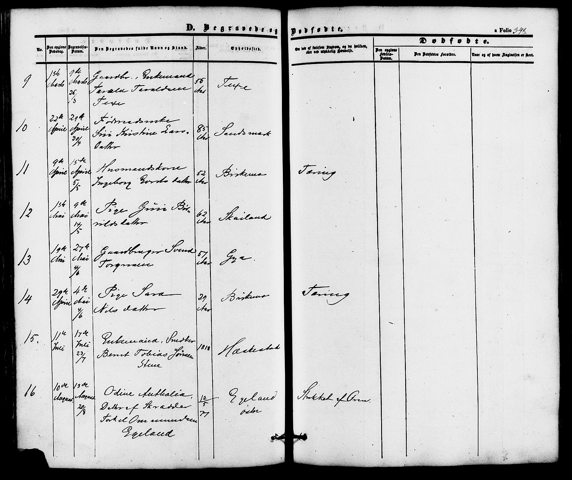Lund sokneprestkontor, AV/SAST-A-101809/S06/L0010: Ministerialbok nr. A 9, 1854-1886, s. 348