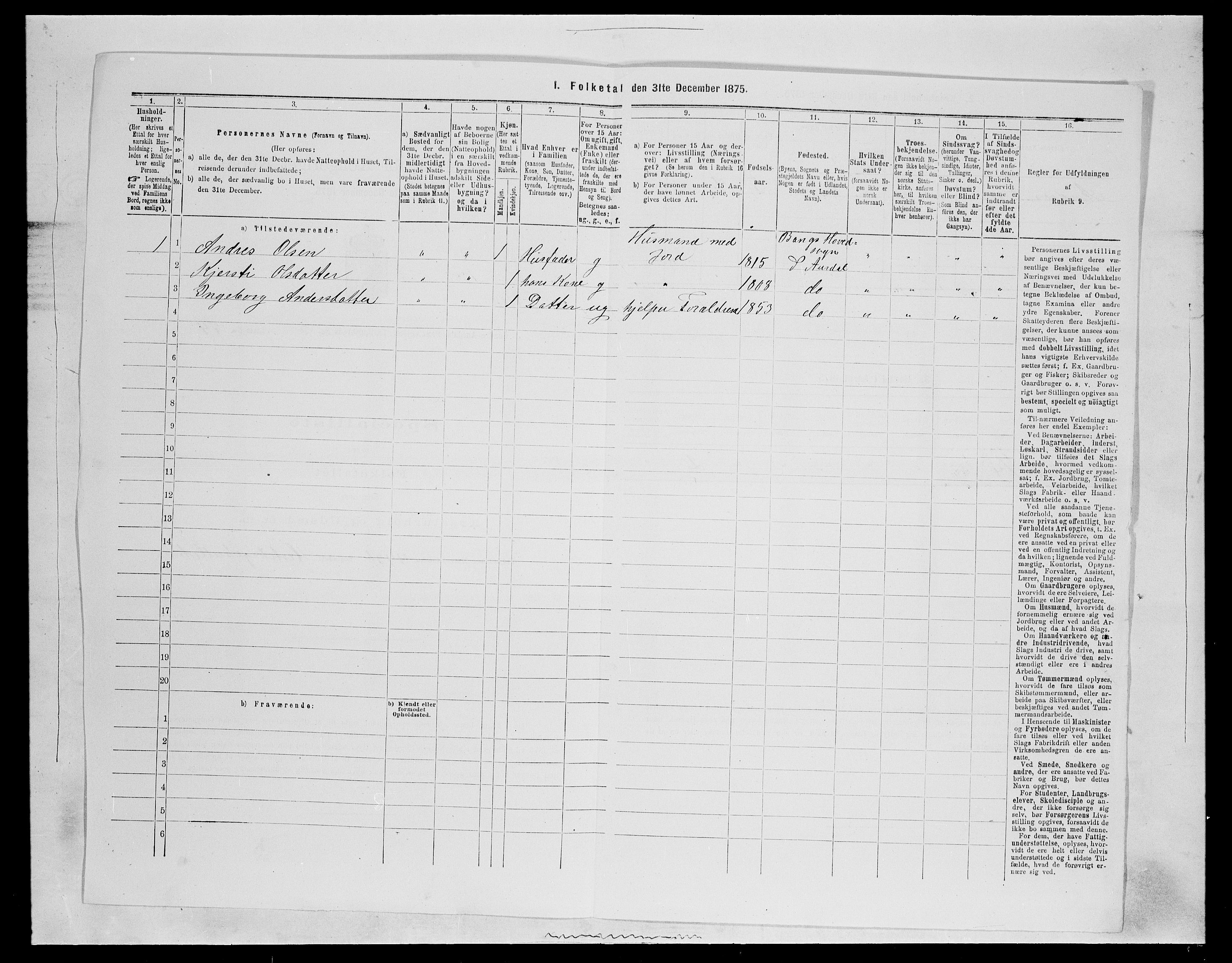 SAH, Folketelling 1875 for 0540P Sør-Aurdal prestegjeld, 1875, s. 674