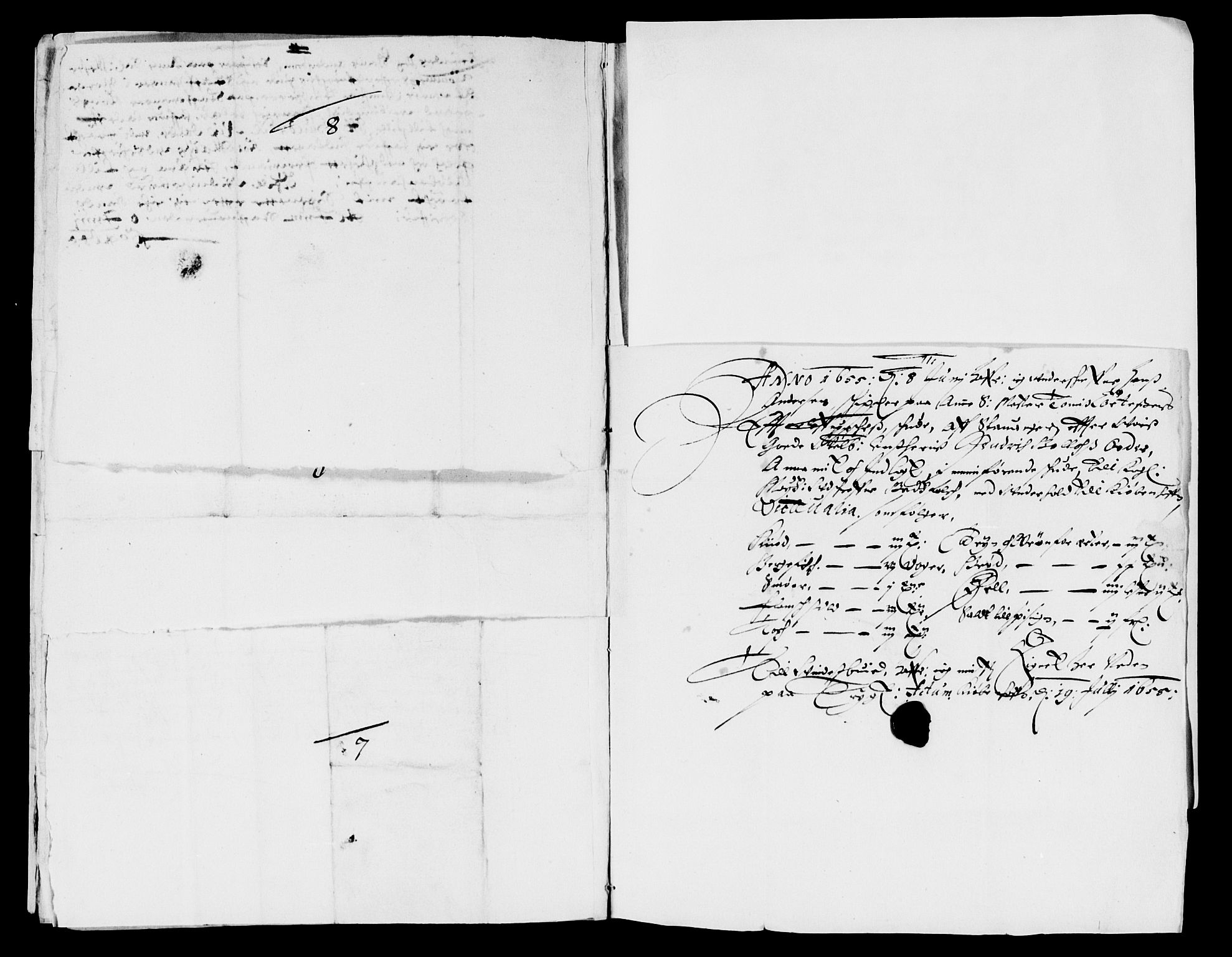 Rentekammeret inntil 1814, Reviderte regnskaper, Lensregnskaper, AV/RA-EA-5023/R/Rb/Rbs/L0035: Stavanger len, 1648-1655