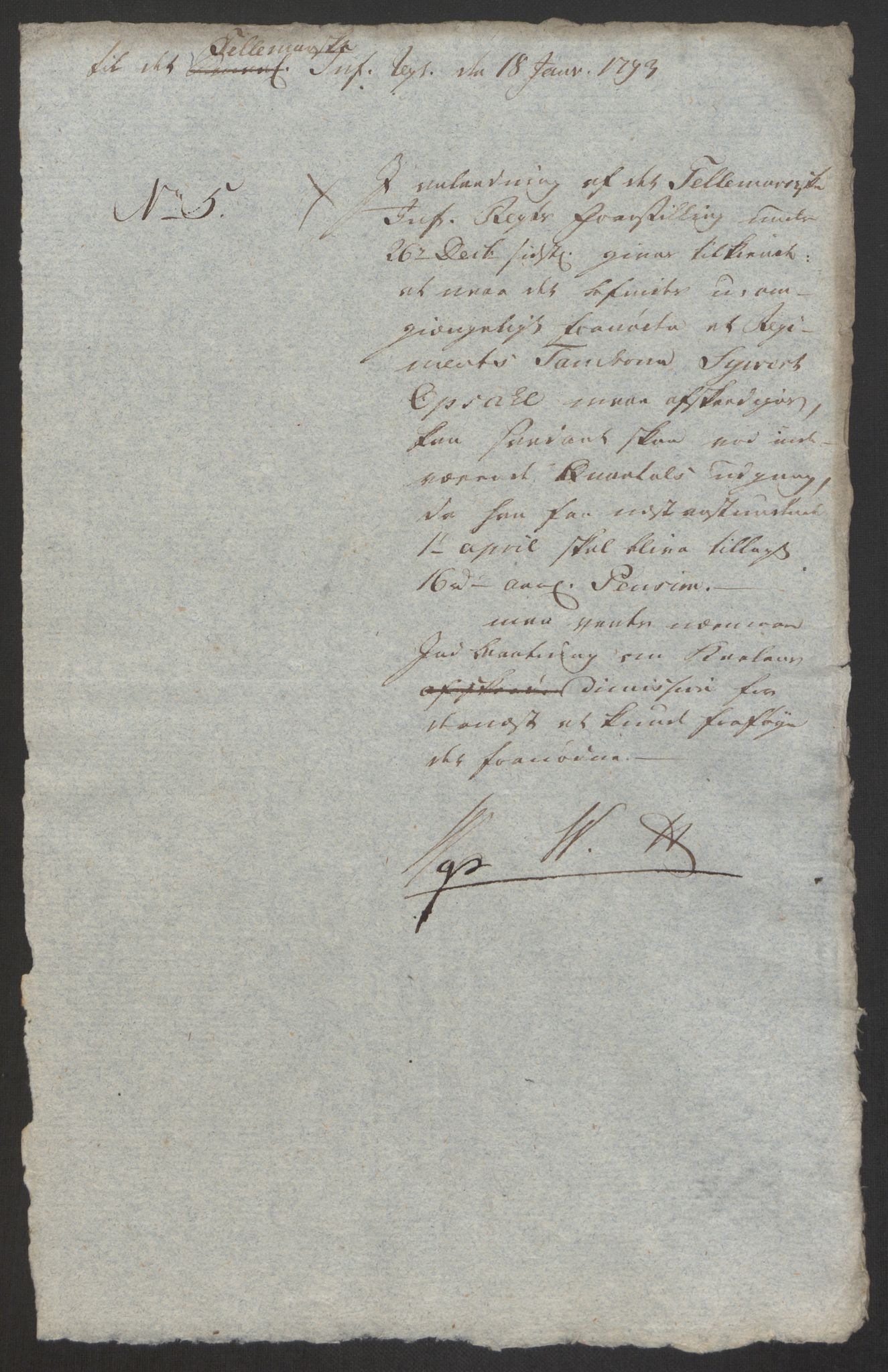 Forsvaret, Den norske kvesthuskasse/krigshospitalkasse, AV/RA-RAFA-1887/F/Fa/L0008: Konsepter, 1790-1793, s. 1014