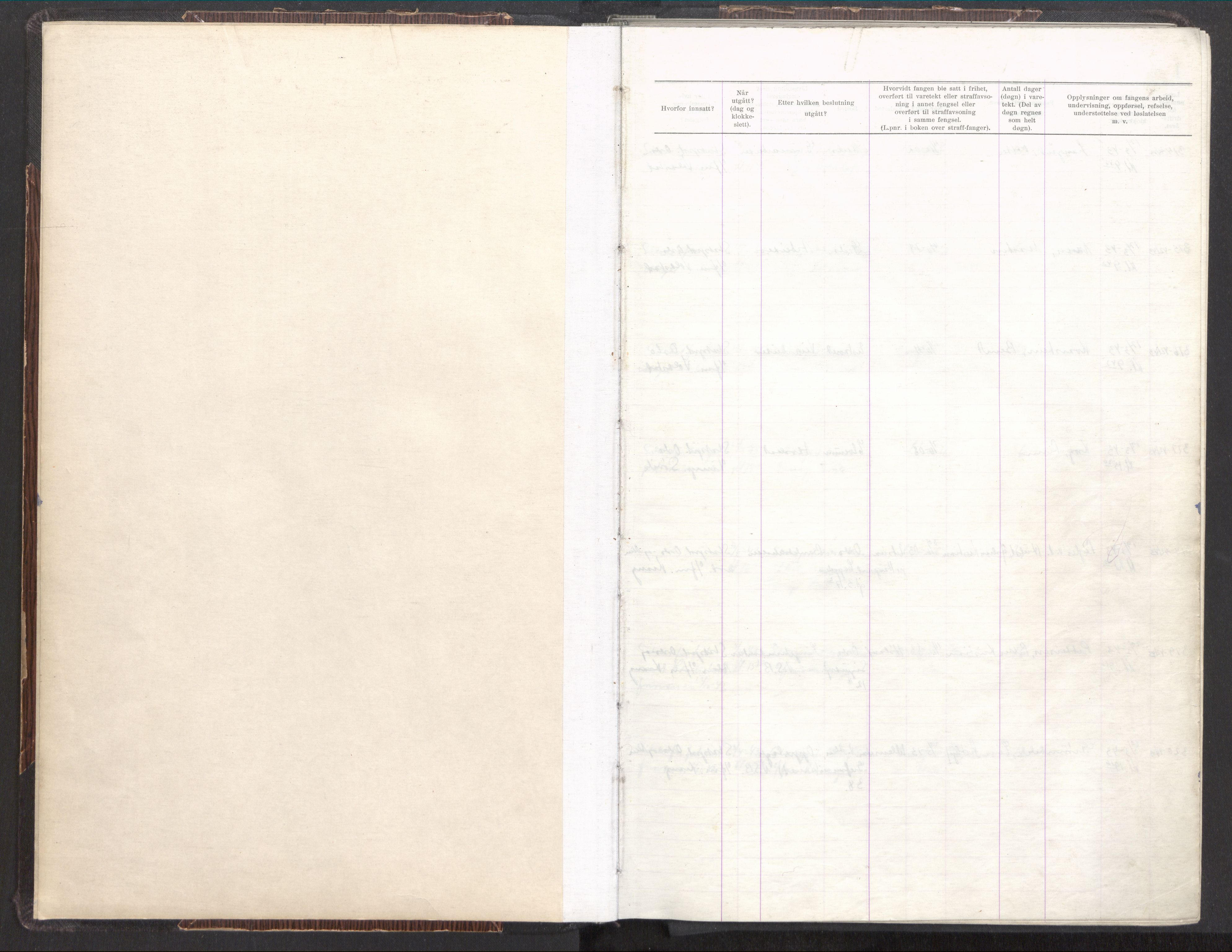 Statspolitiet - Hovedkontoret / Osloavdelingen, AV/RA-S-1329/C/Cl/L0002: Sikrings- og varetektsfanger, 1943-1945