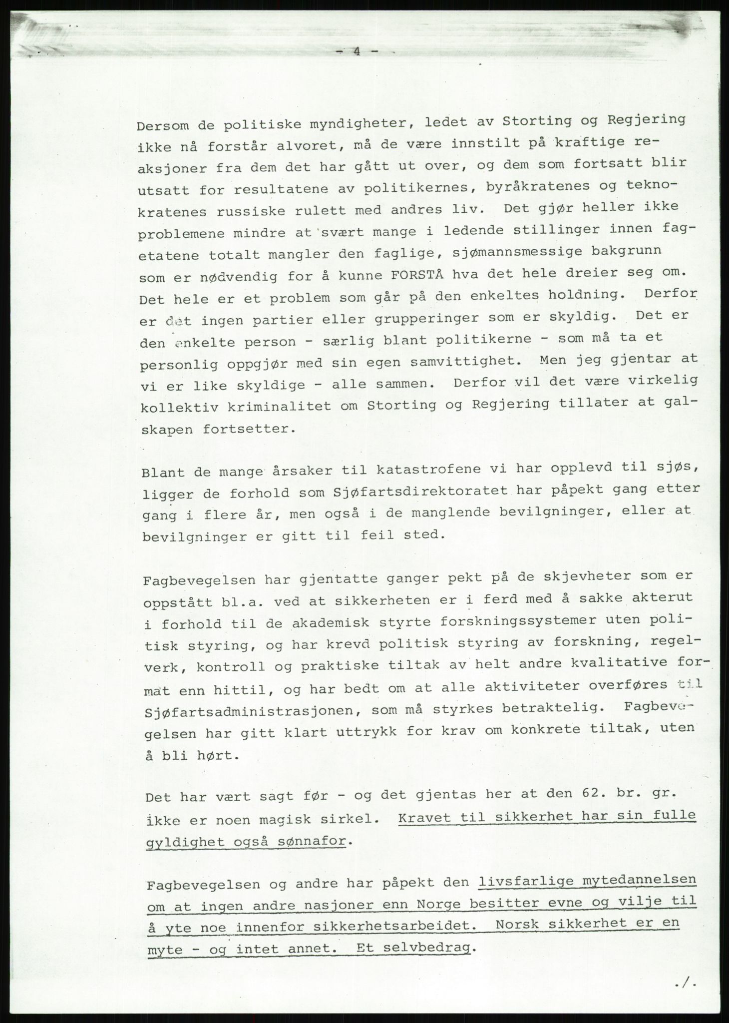 Justisdepartementet, Granskningskommisjonen ved Alexander Kielland-ulykken 27.3.1980, AV/RA-S-1165/D/L0022: Y Forskningsprosjekter (Y8-Y9)/Z Diverse (Doku.liste + Z1-Z15 av 15), 1980-1981, s. 382