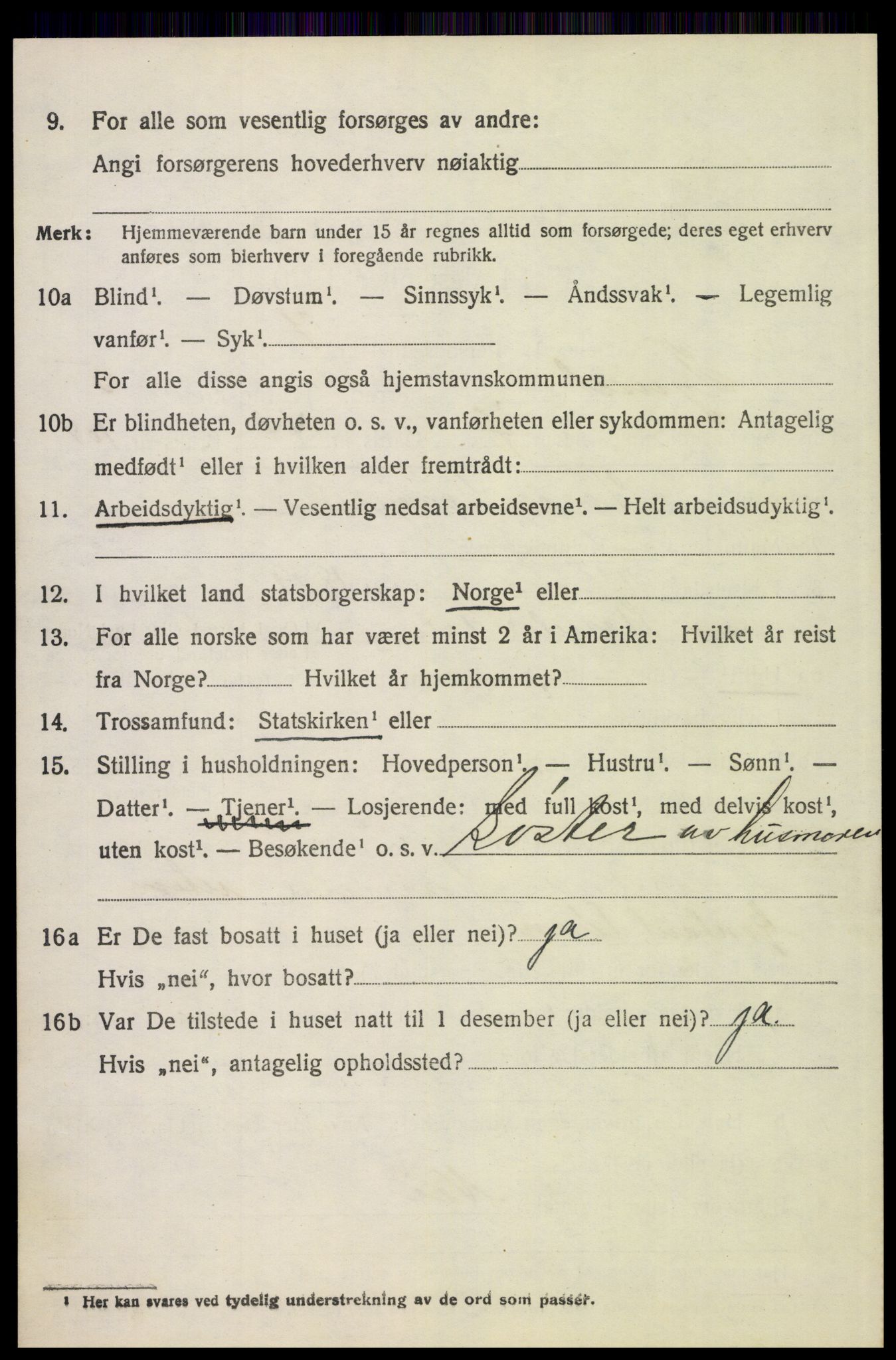 SAH, Folketelling 1920 for 0437 Tynset herred, 1920, s. 4197