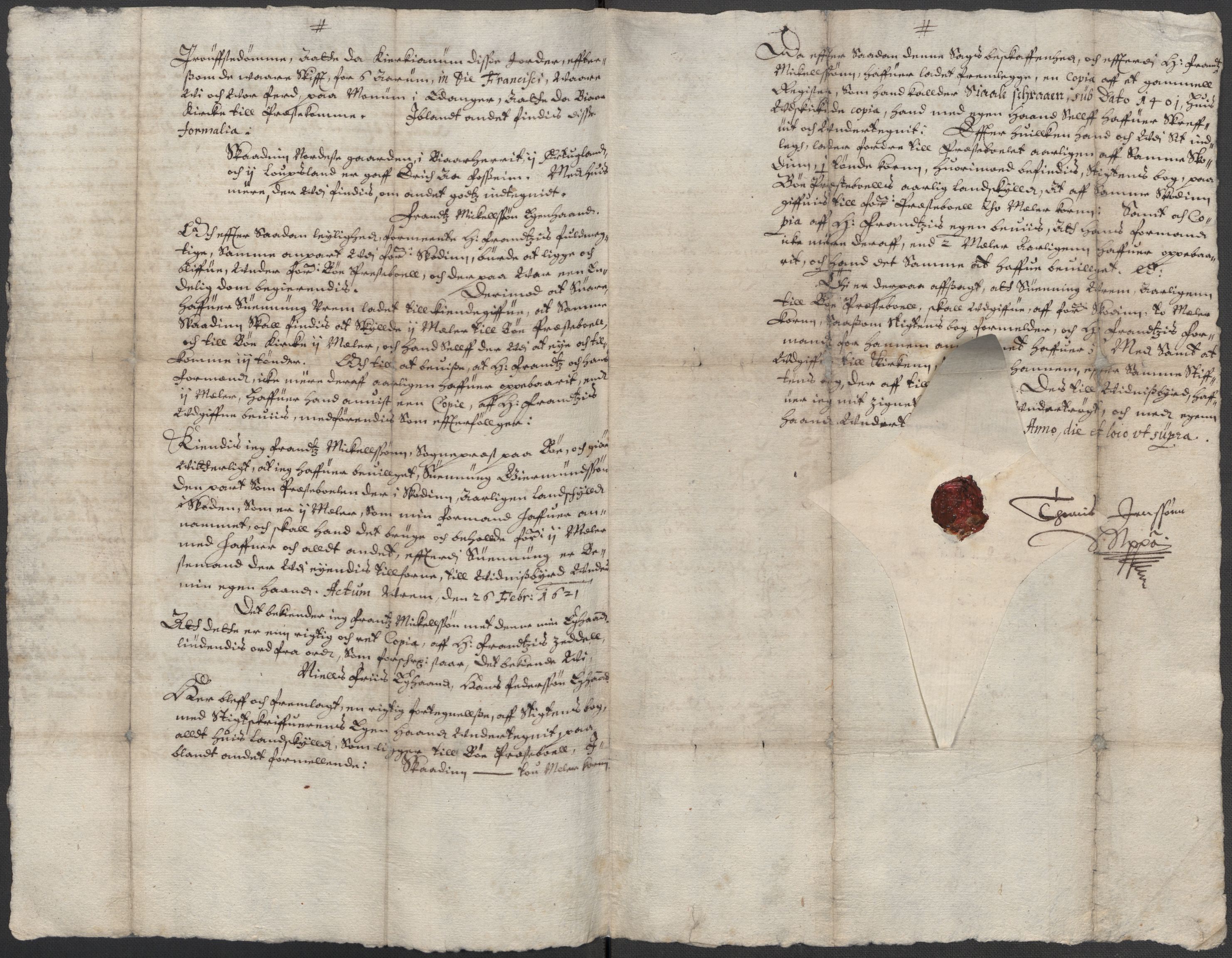 Riksarkivets diplomsamling, AV/RA-EA-5965/F15/L0027: Prestearkiv - Telemark, 1587-1738, s. 59