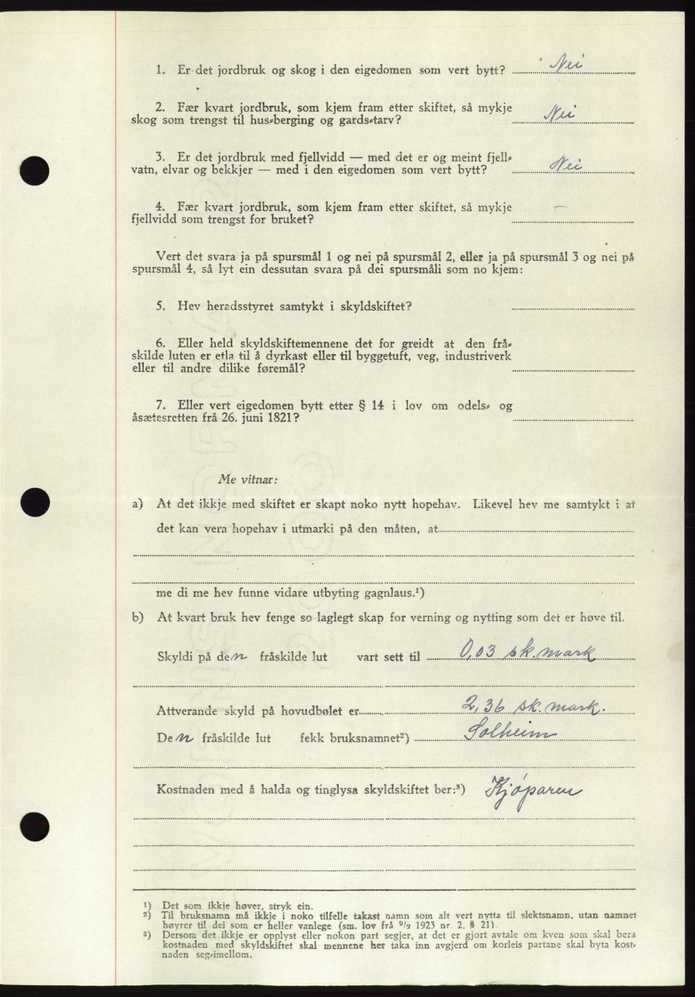 Søre Sunnmøre sorenskriveri, AV/SAT-A-4122/1/2/2C/L0082: Pantebok nr. 8A, 1948-1948, Dagboknr: 1099/1948