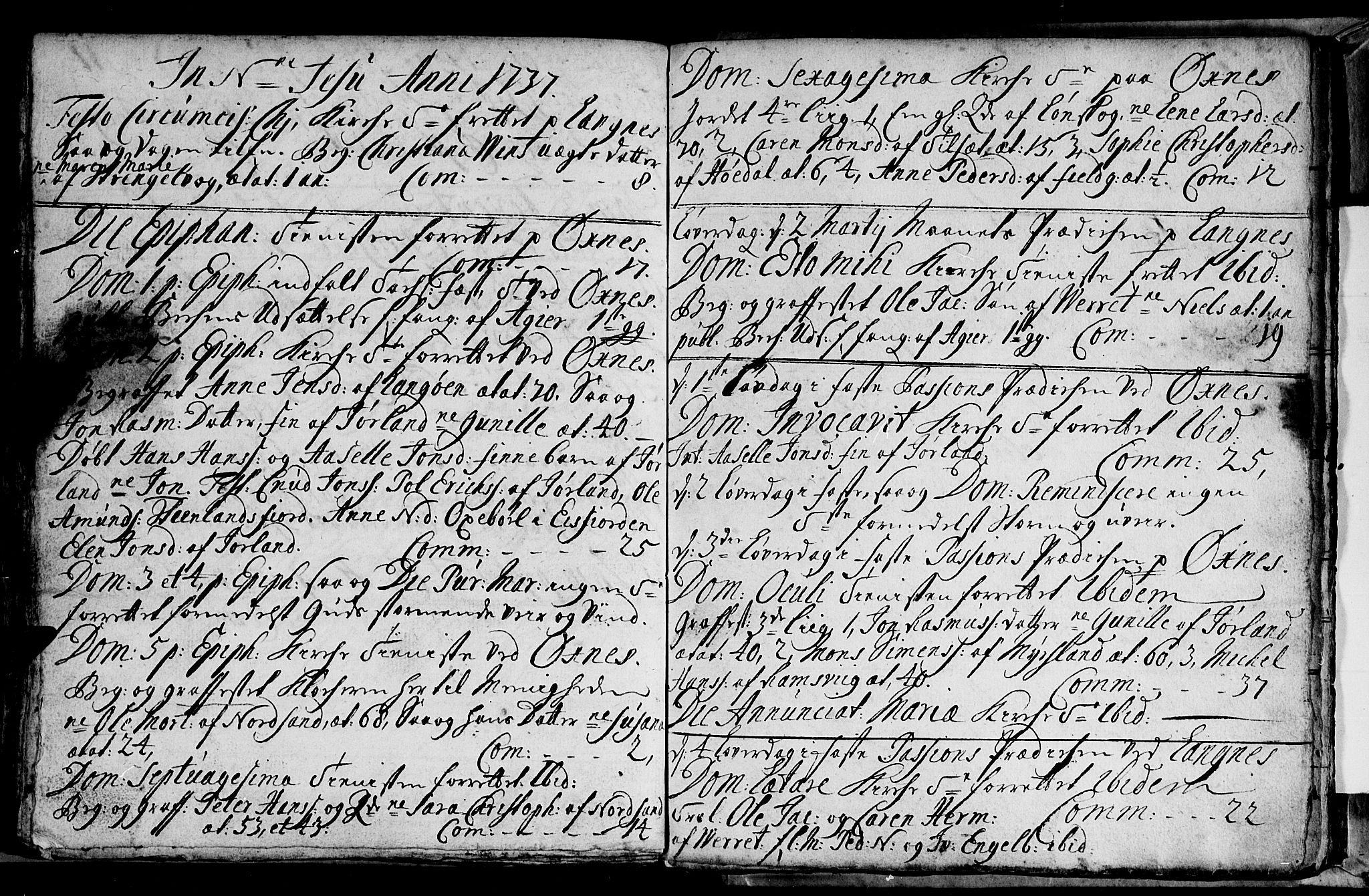 Ministerialprotokoller, klokkerbøker og fødselsregistre - Nordland, AV/SAT-A-1459/893/L1328: Ministerialbok nr. 893A01, 1718-1749