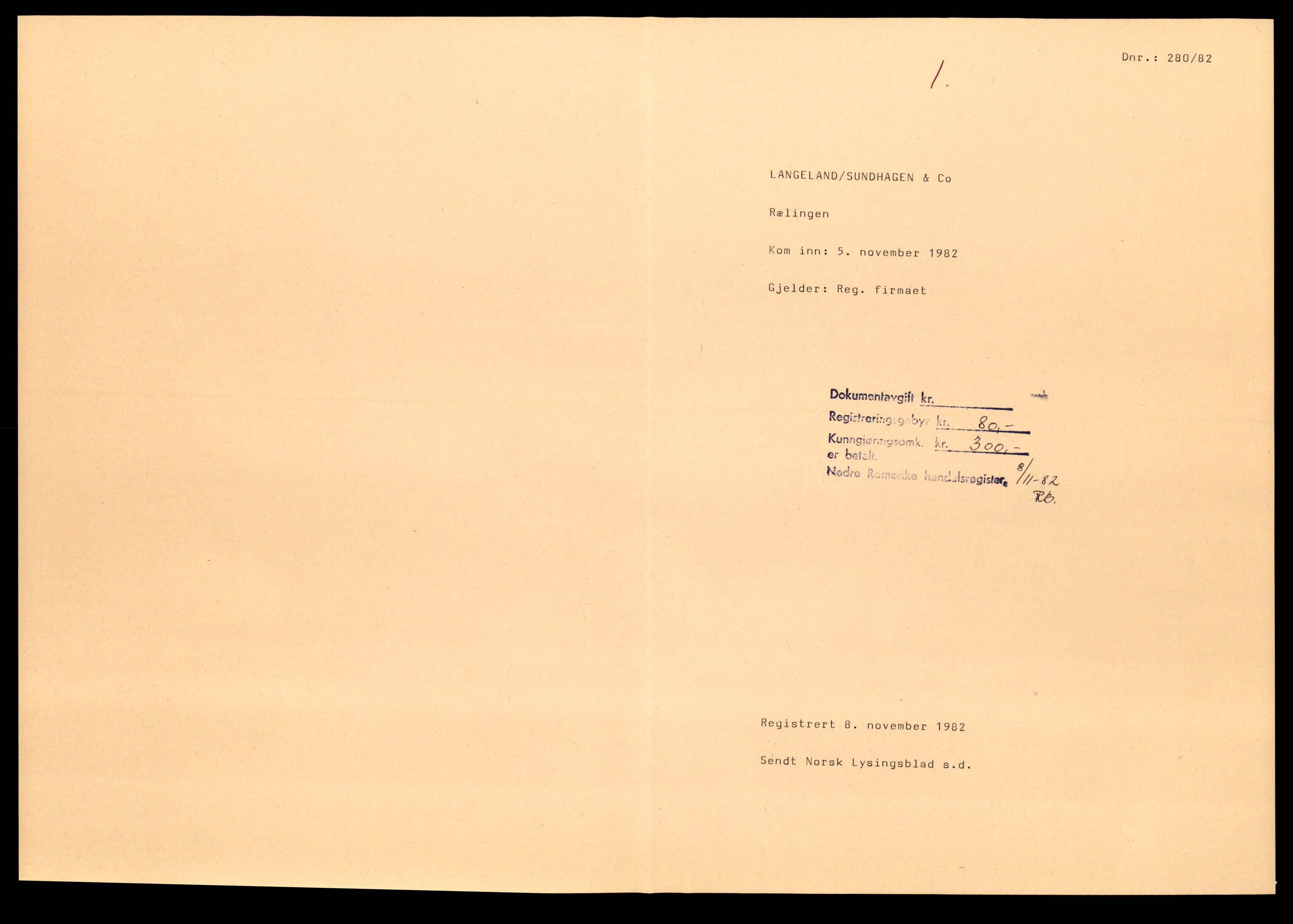 Nedre Romerike sorenskriveri, SAT/A-10469/K/Ke/Keb/L0008: Enkeltmannsforetak, aksjeselskap og andelslag, La - Mod, 1944-1989