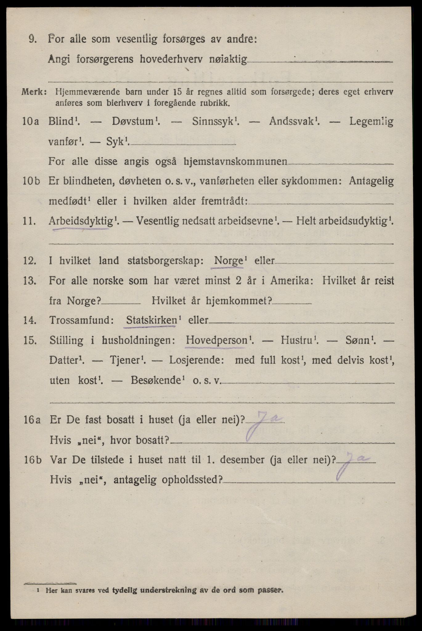 SAST, Folketelling 1920 for 1126 Hetland herred, 1920, s. 25006