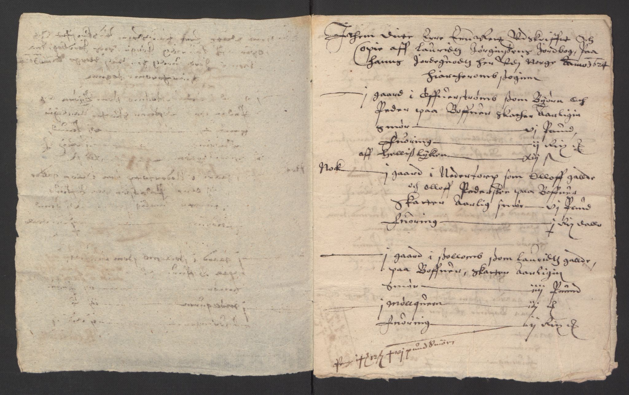 Stattholderembetet 1572-1771, AV/RA-EA-2870/Ek/L0007/0001: Jordebøker til utlikning av rosstjeneste 1624-1626: / Adelsjordebøker, 1624-1625, s. 492