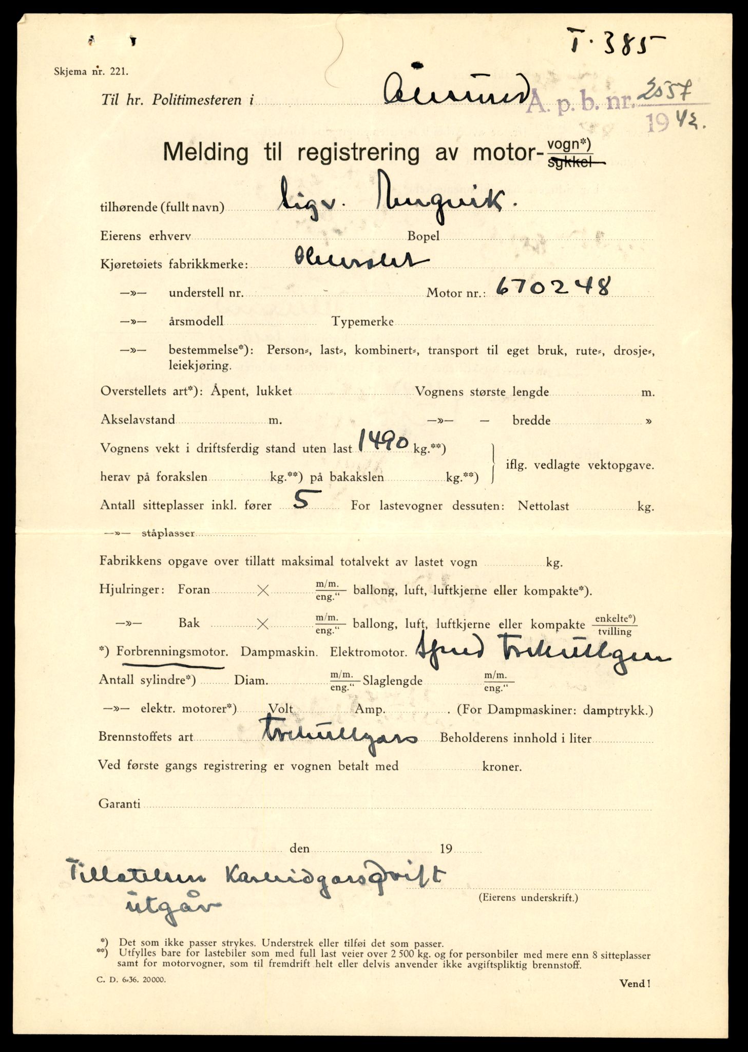 Møre og Romsdal vegkontor - Ålesund trafikkstasjon, AV/SAT-A-4099/F/Fe/L0043: Registreringskort for kjøretøy T 14080 - T 14204, 1927-1998, s. 1875