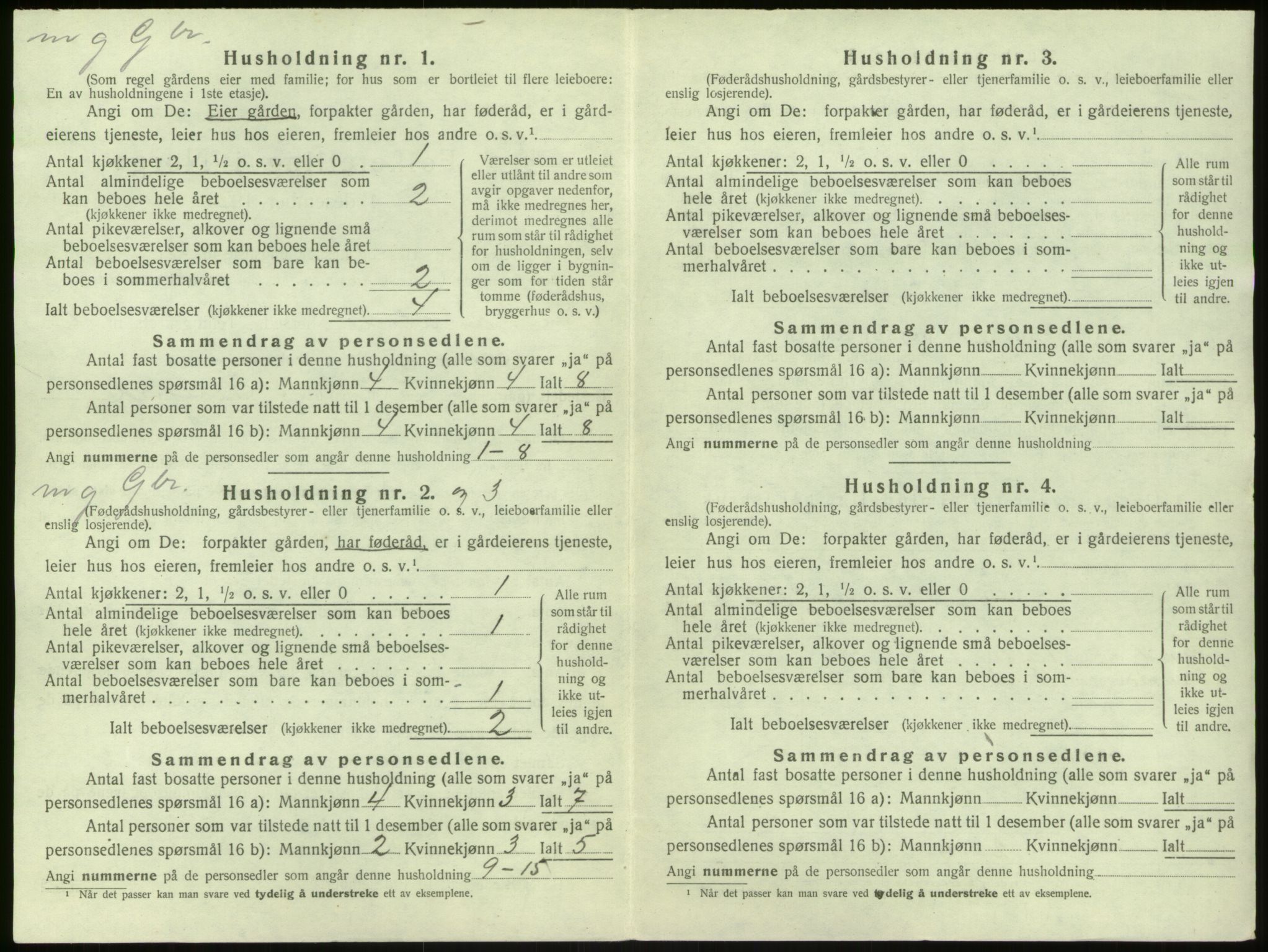 SAB, Folketelling 1920 for 1252 Modalen herred, 1920, s. 251