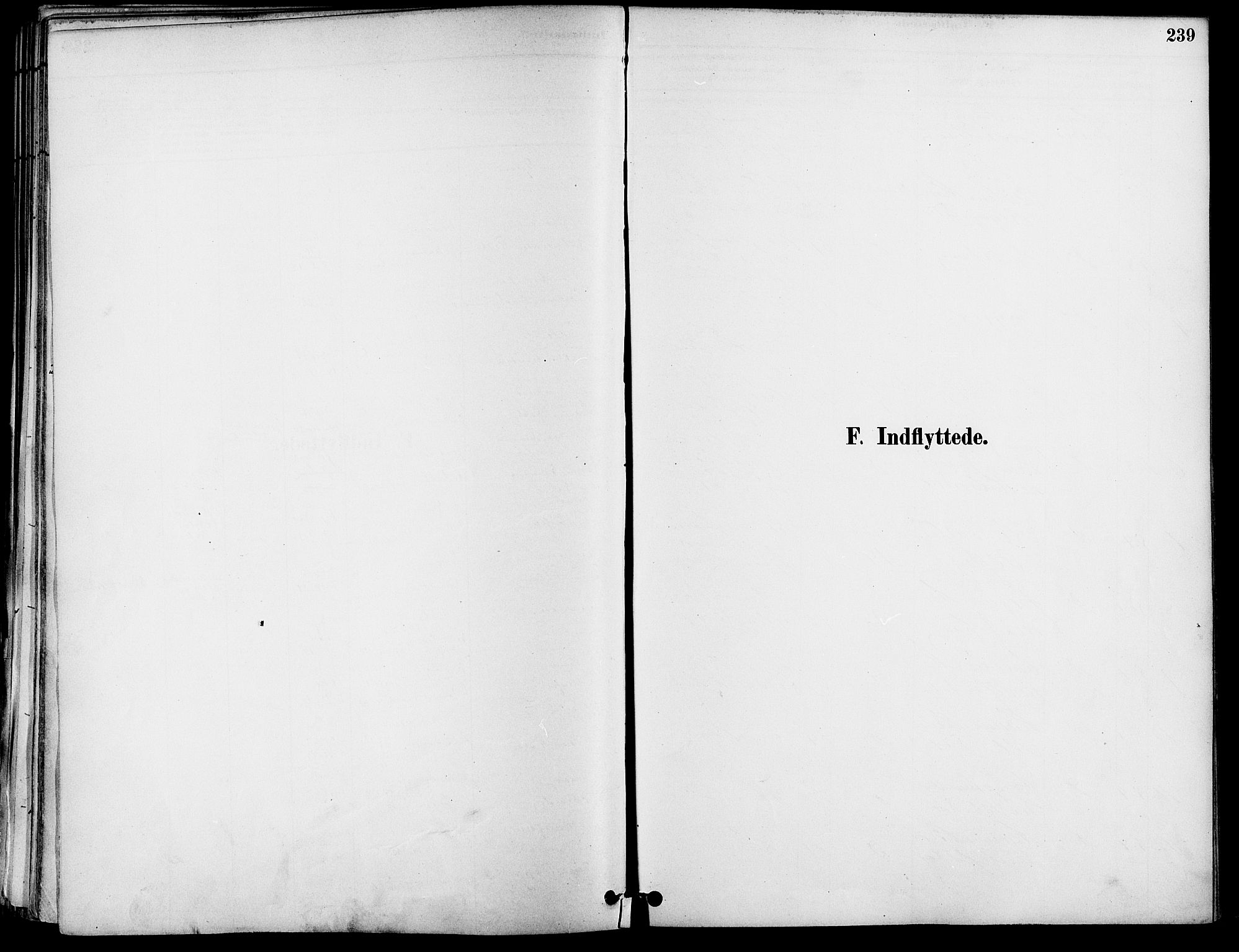 Gamle Aker prestekontor Kirkebøker, AV/SAO-A-10617a/F/L0007: Ministerialbok nr. 7, 1882-1890, s. 239