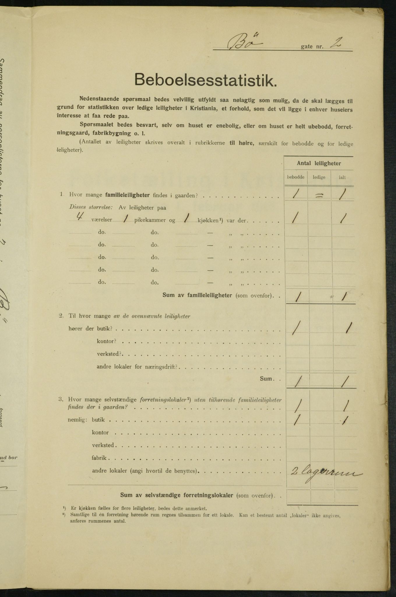 OBA, Kommunal folketelling 1.2.1915 for Kristiania, 1915, s. 11151