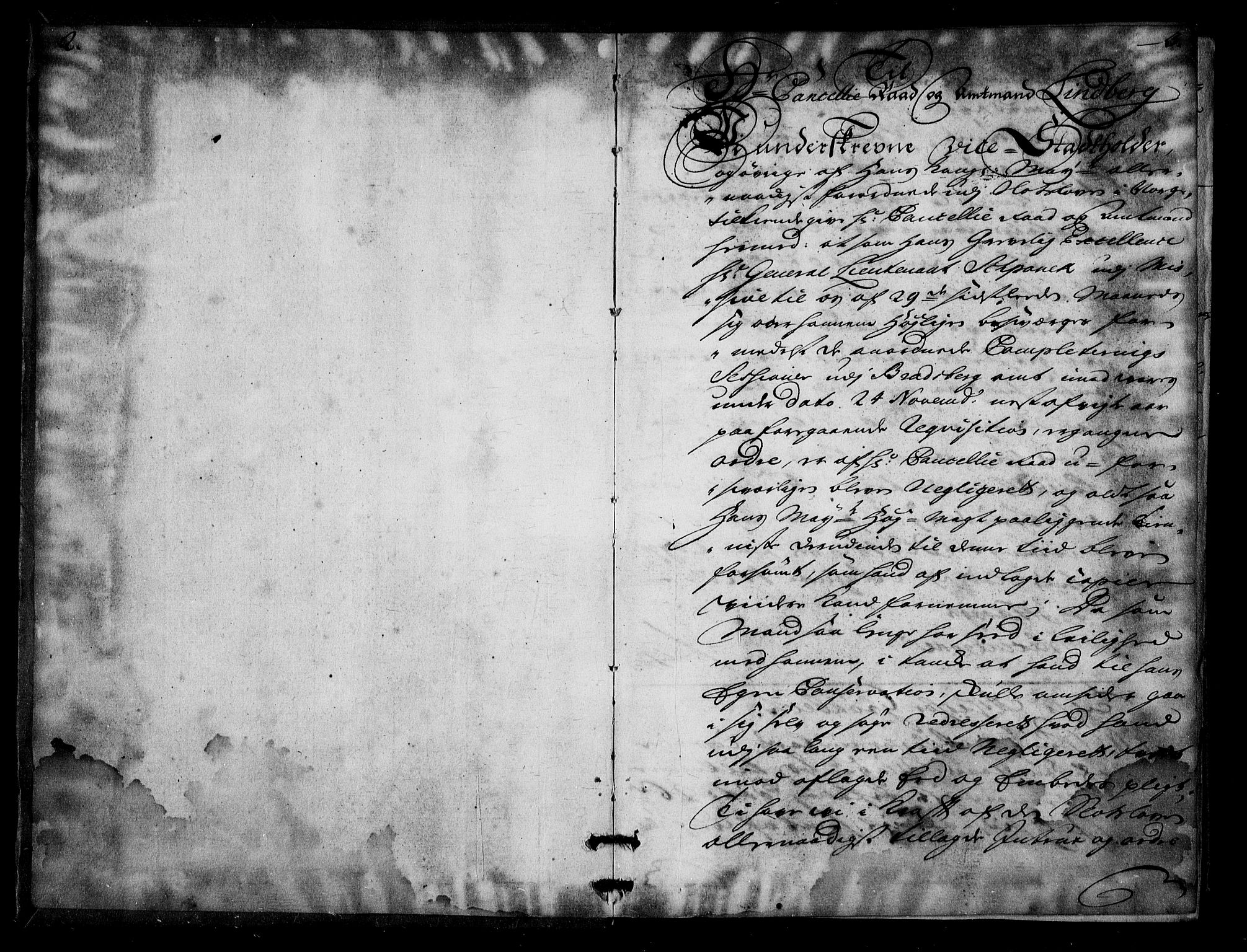Stattholderembetet 1572-1771, AV/RA-EA-2870/Bd/L0013: Ordreprotokoll, 1720-1722, s. 2-3