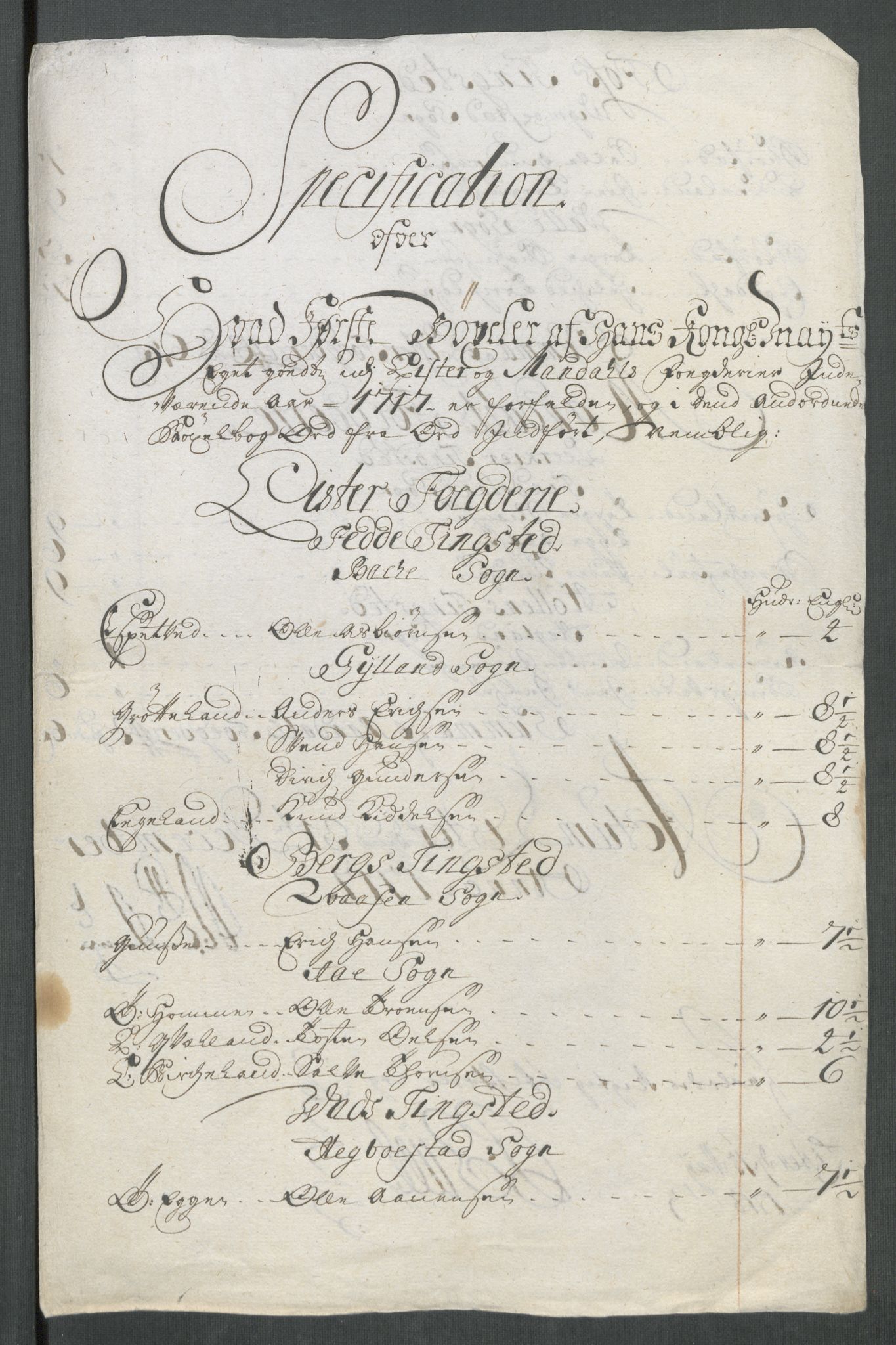 Rentekammeret inntil 1814, Reviderte regnskaper, Fogderegnskap, RA/EA-4092/R43/L2561: Fogderegnskap Lista og Mandal, 1717, s. 170